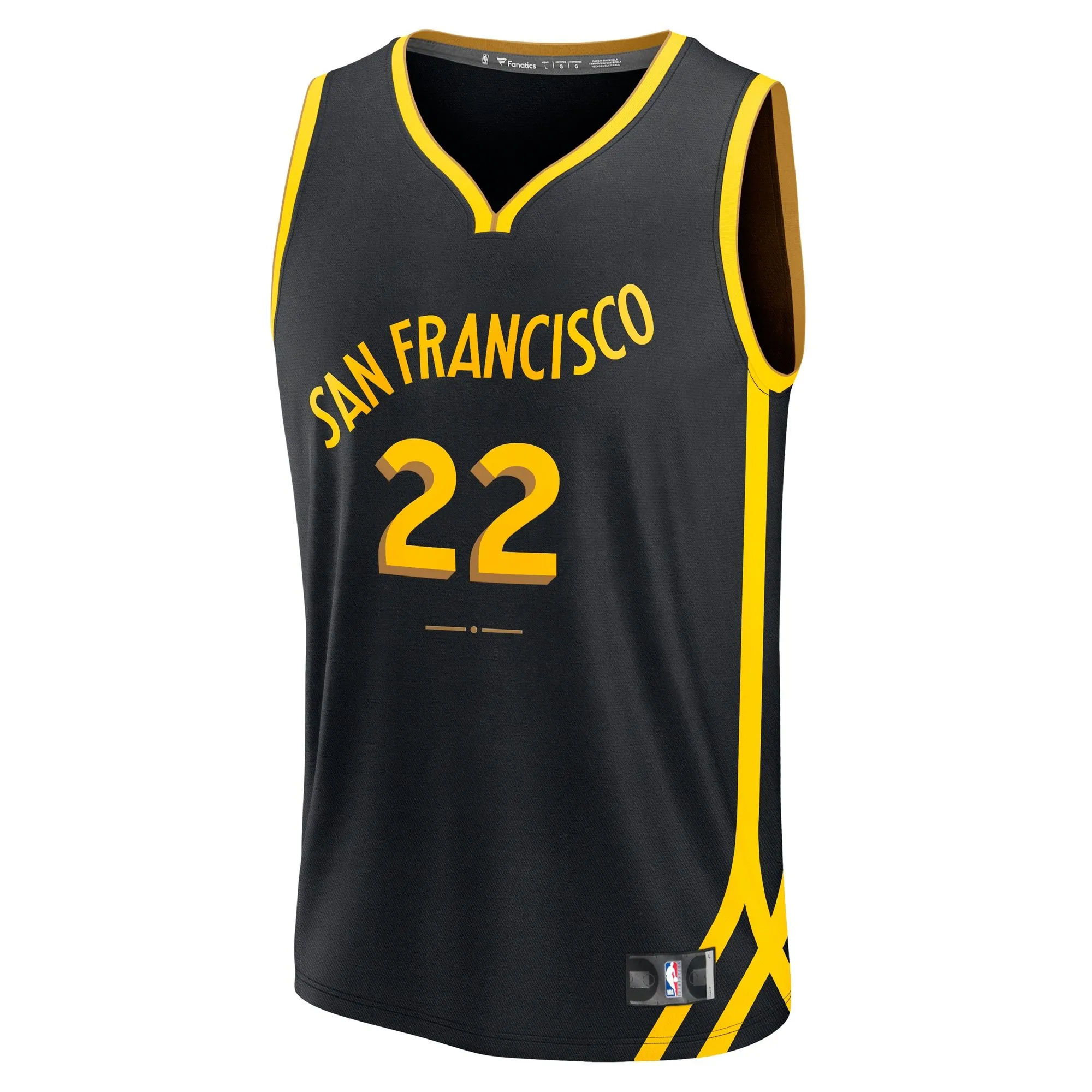 Andrew Wiggins Golden State Warriors Fanatics Branded Fast Break Jersey - Black - City Edition