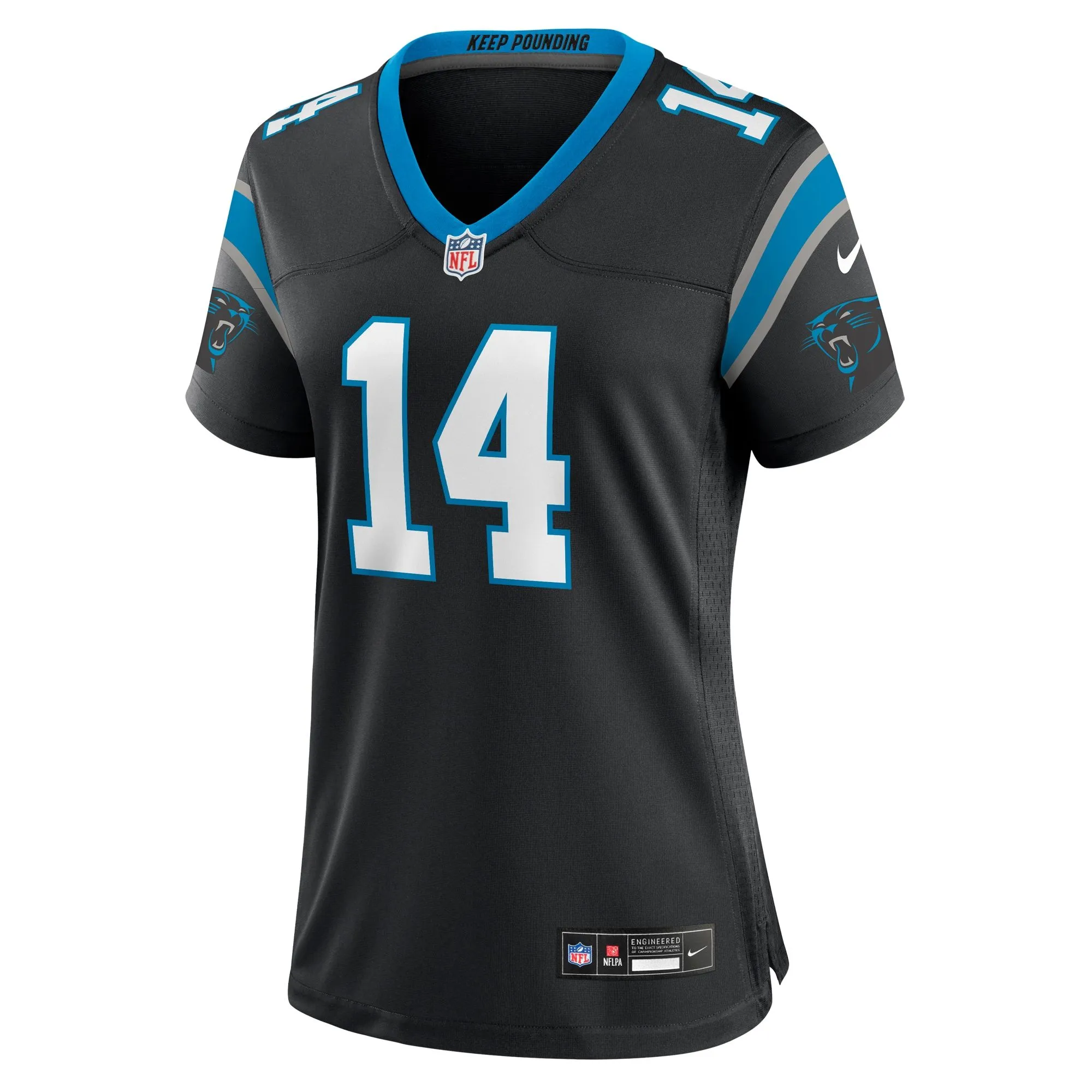 Andy Dalton Carolina Panthers  Women's Team Game Jersey - Black