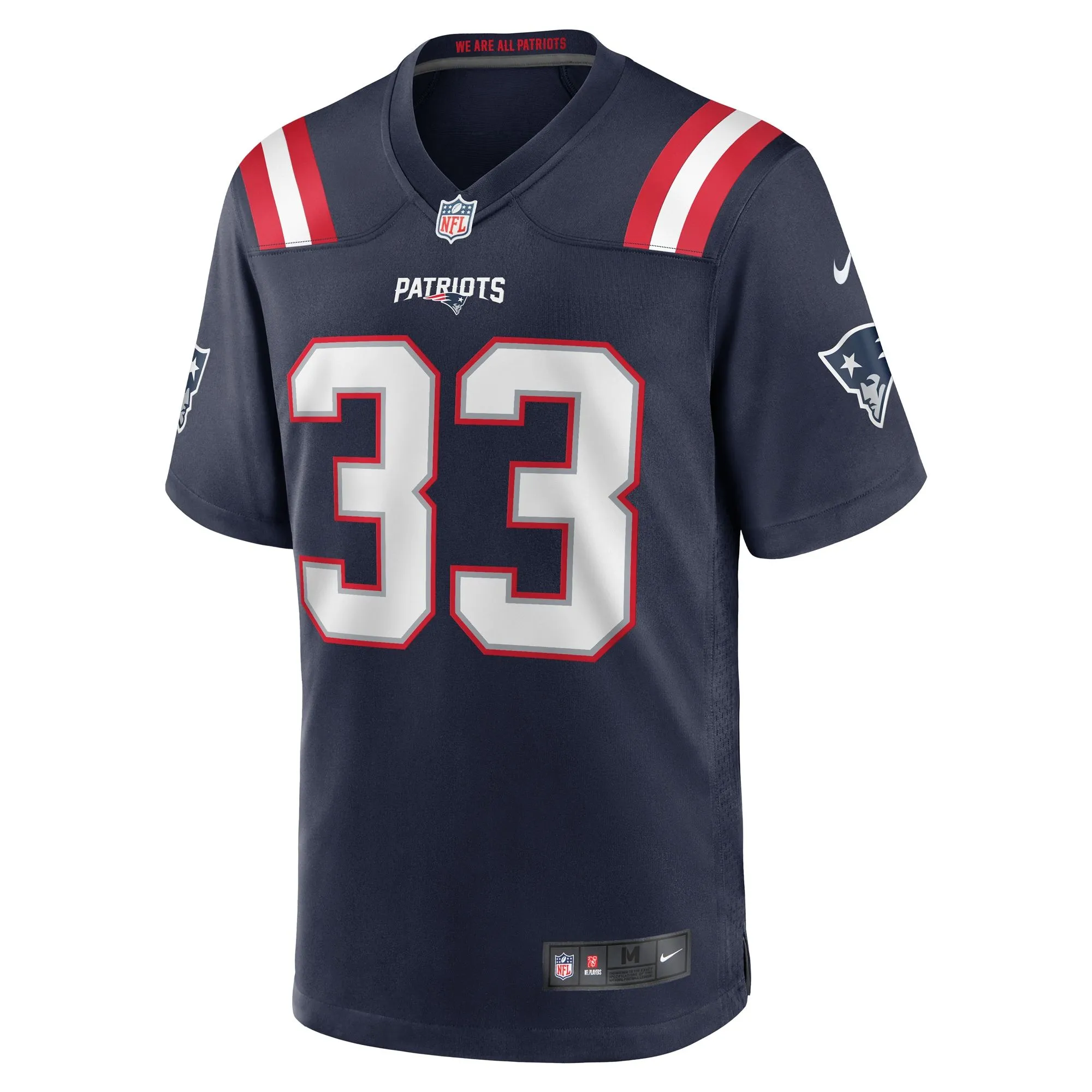 Anfernee Jennings New England Patriots  Team Game Jersey -  Navy