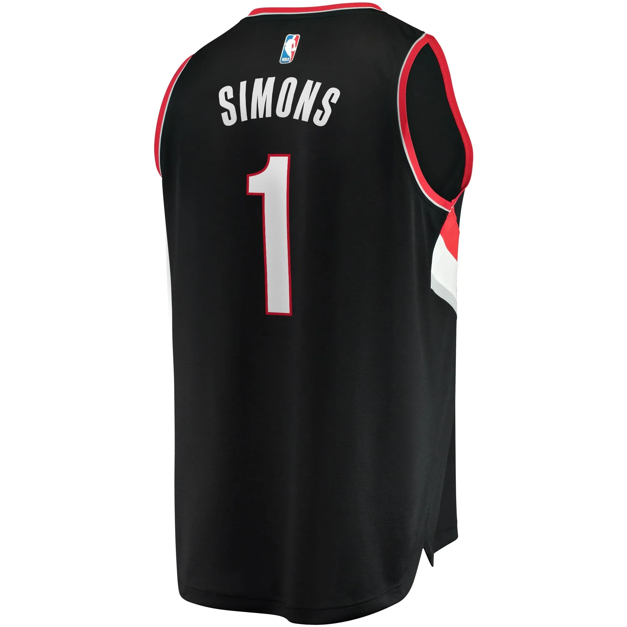 Anfernee Simons Portland Trail Blazers Fanatics Branded Fast Break Replica Player Jersey - Icon Edition - Black