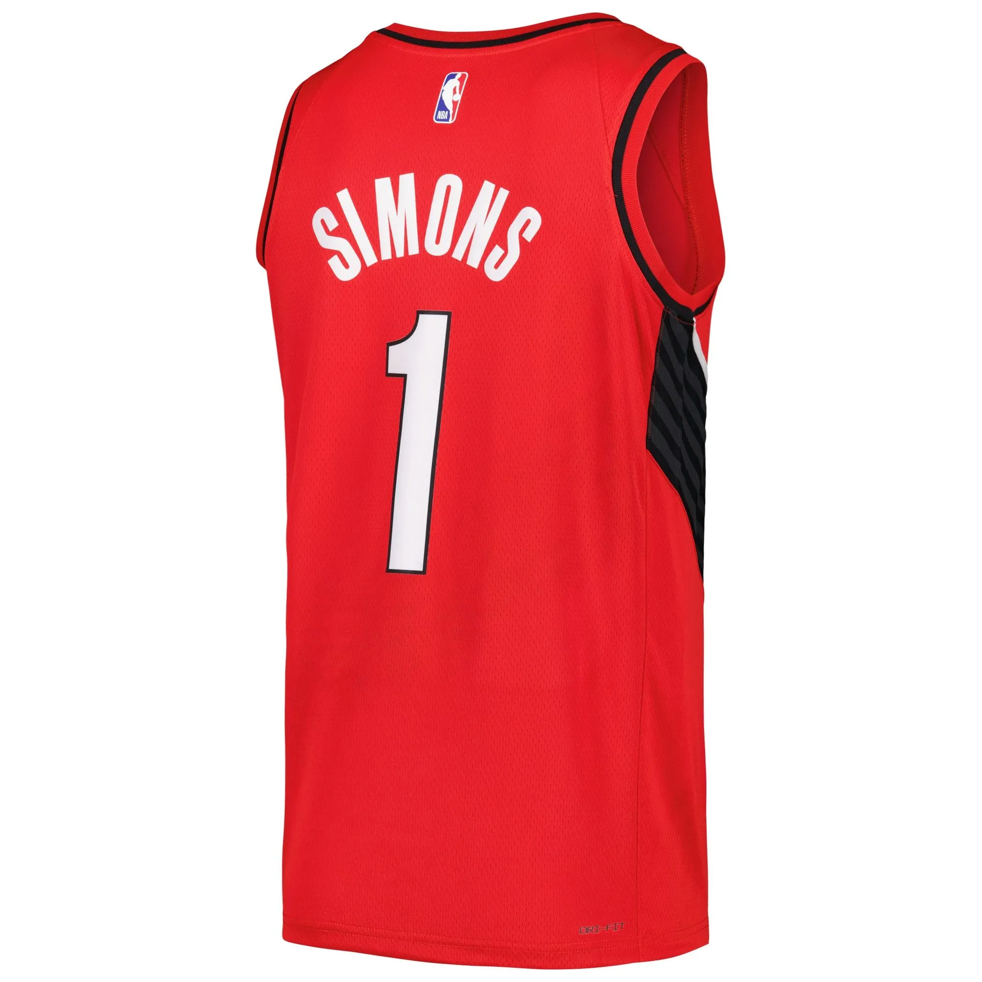 Anfernee Simons Portland Trail Blazers Jordan Brand Swingman Player Jersey - Statement Edition - Red