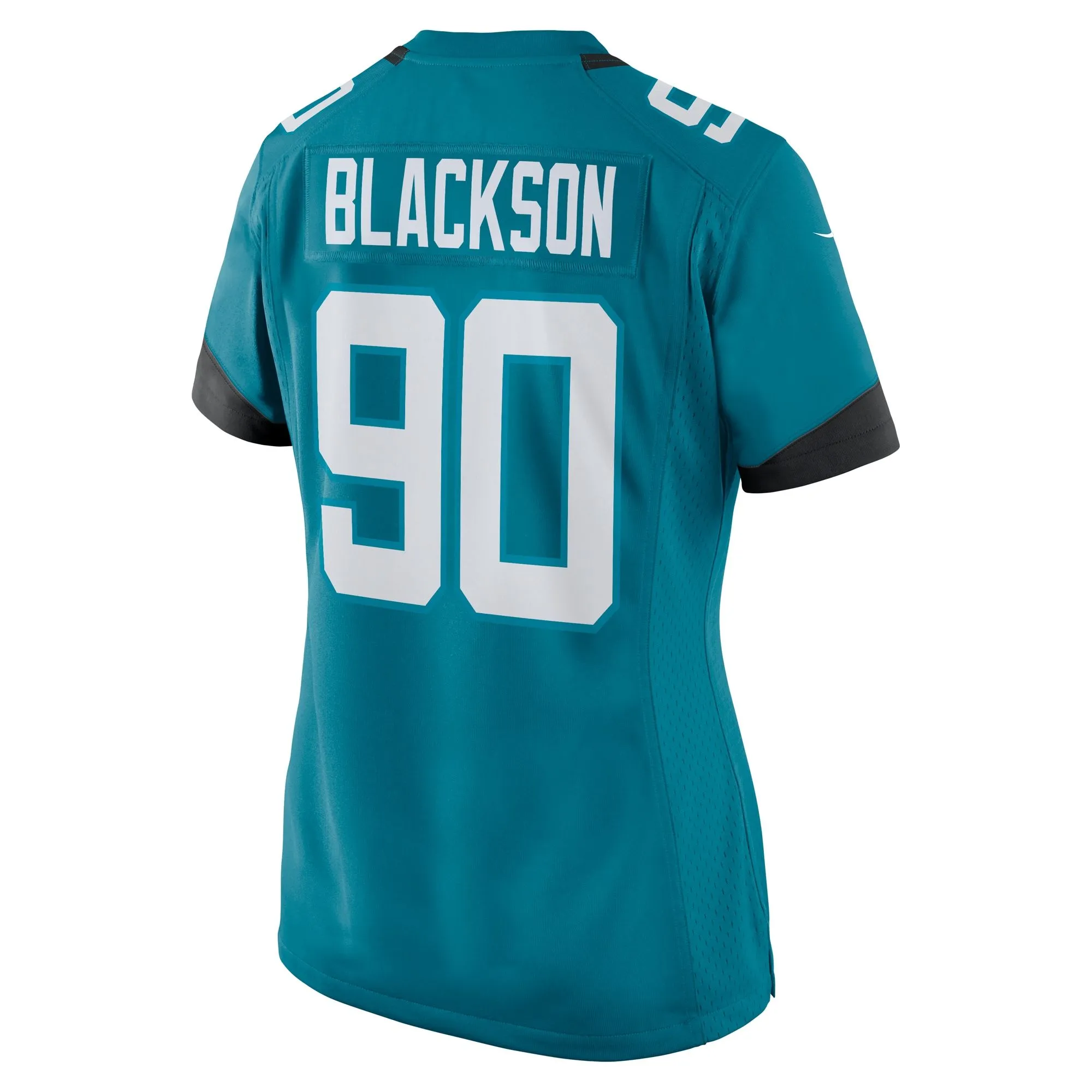 Angelo Blackson Jacksonville Jaguars  Women's Team Game Jersey -  Teal