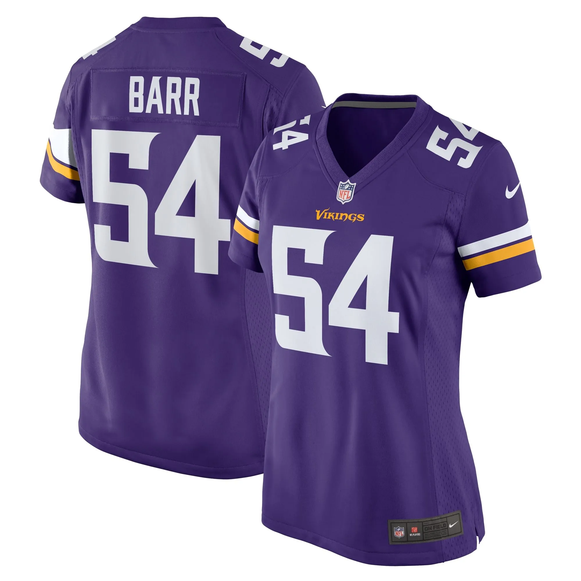 Anthony Barr Minnesota Vikings  Women's Team Game Jersey -  Purple