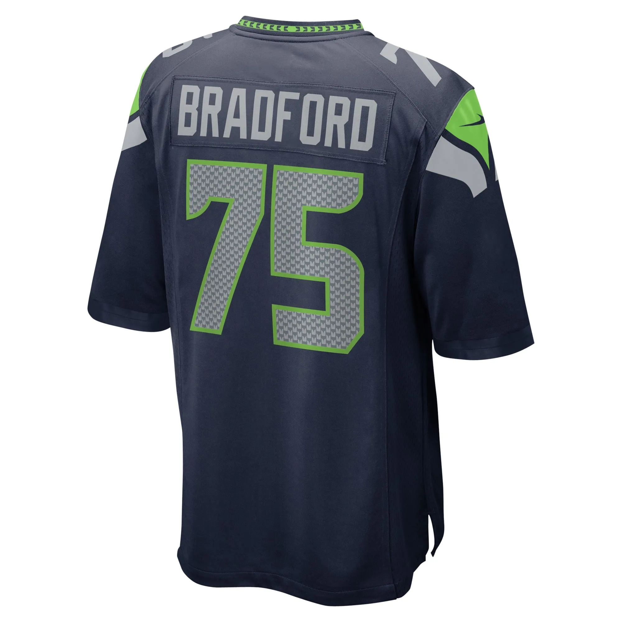 Anthony Bradford Seattle Seahawks  Team Game Jersey - College Navy