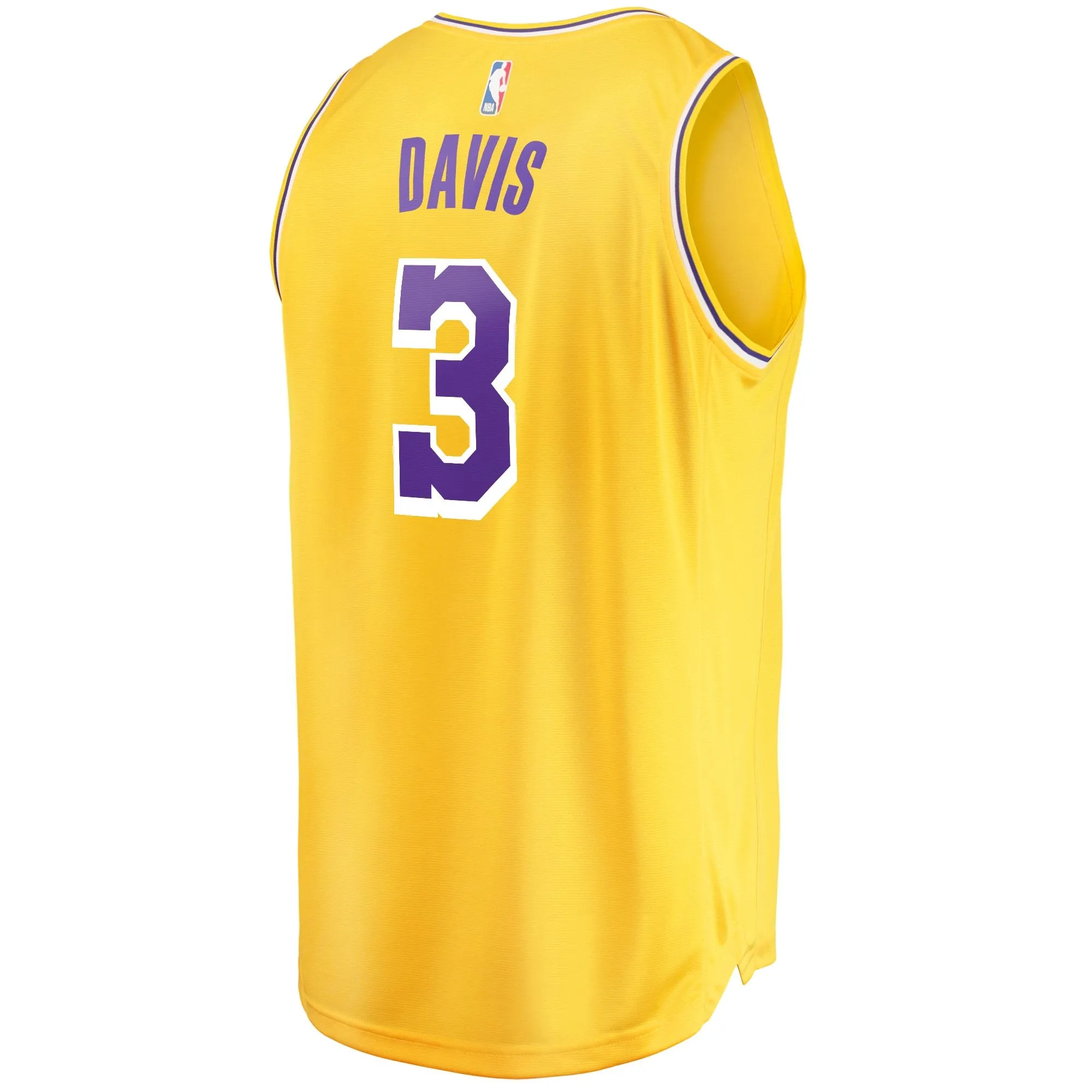 Anthony Davis Los Angeles Lakers Fanatics Branded Fast Break Replica Player Jersey - Icon Edition - Gold