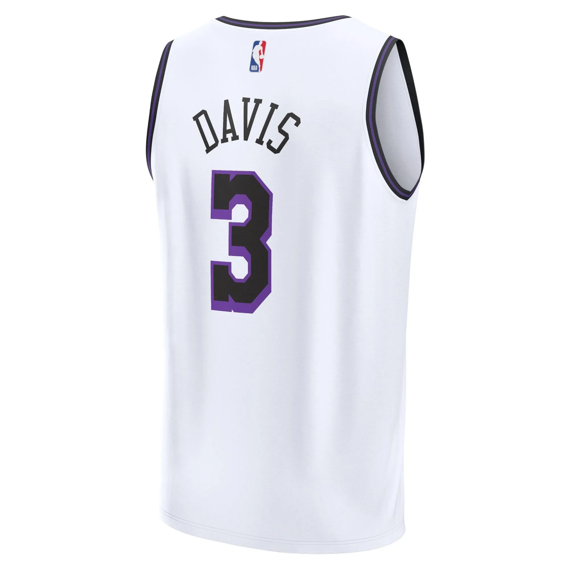 Anthony Davis Los Angeles Lakers Fanatics Branded Fastbreak Jersey - City Edition - White