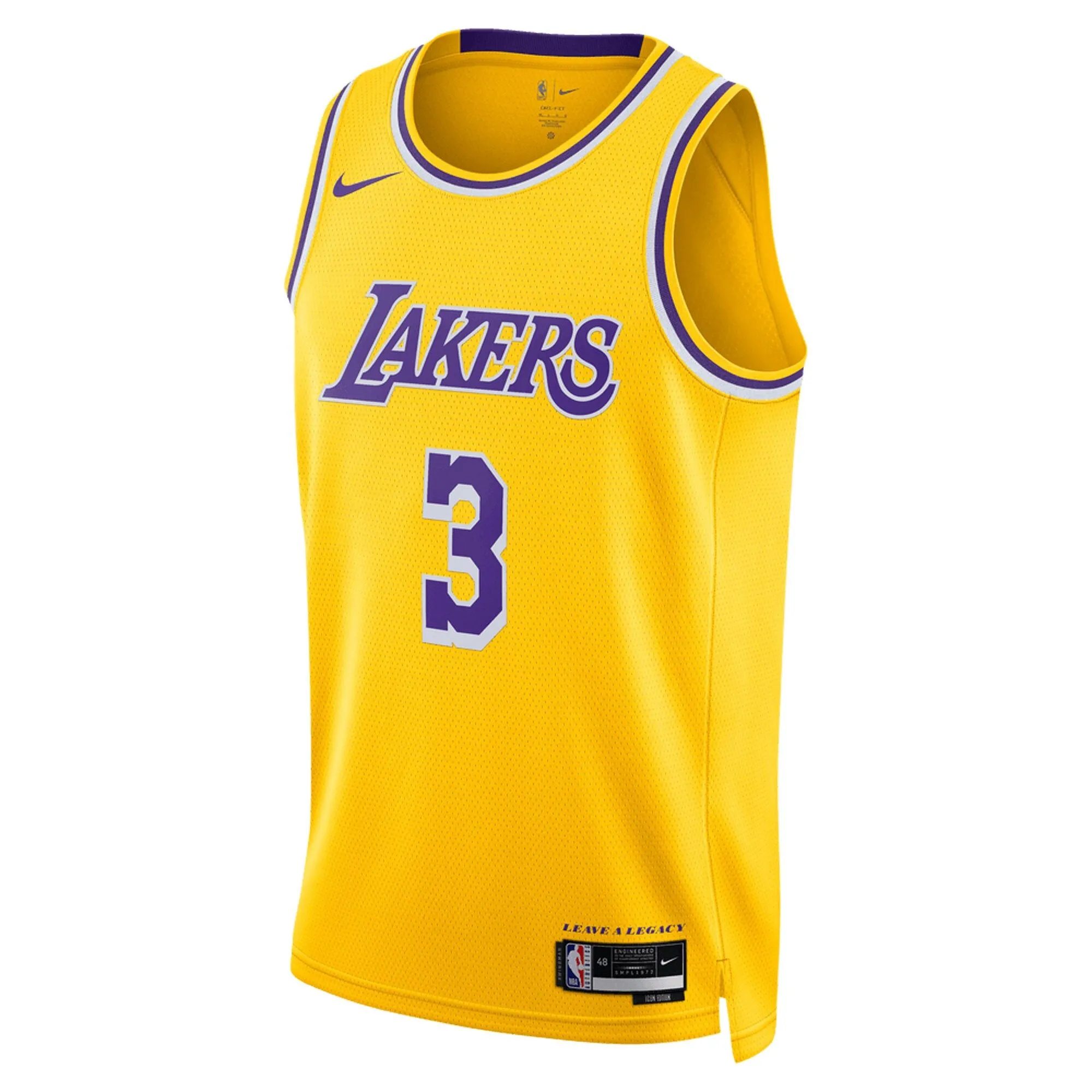 Anthony Davis Los Angeles Lakers  Unisex Swingman Jersey - Icon Edition - Gold