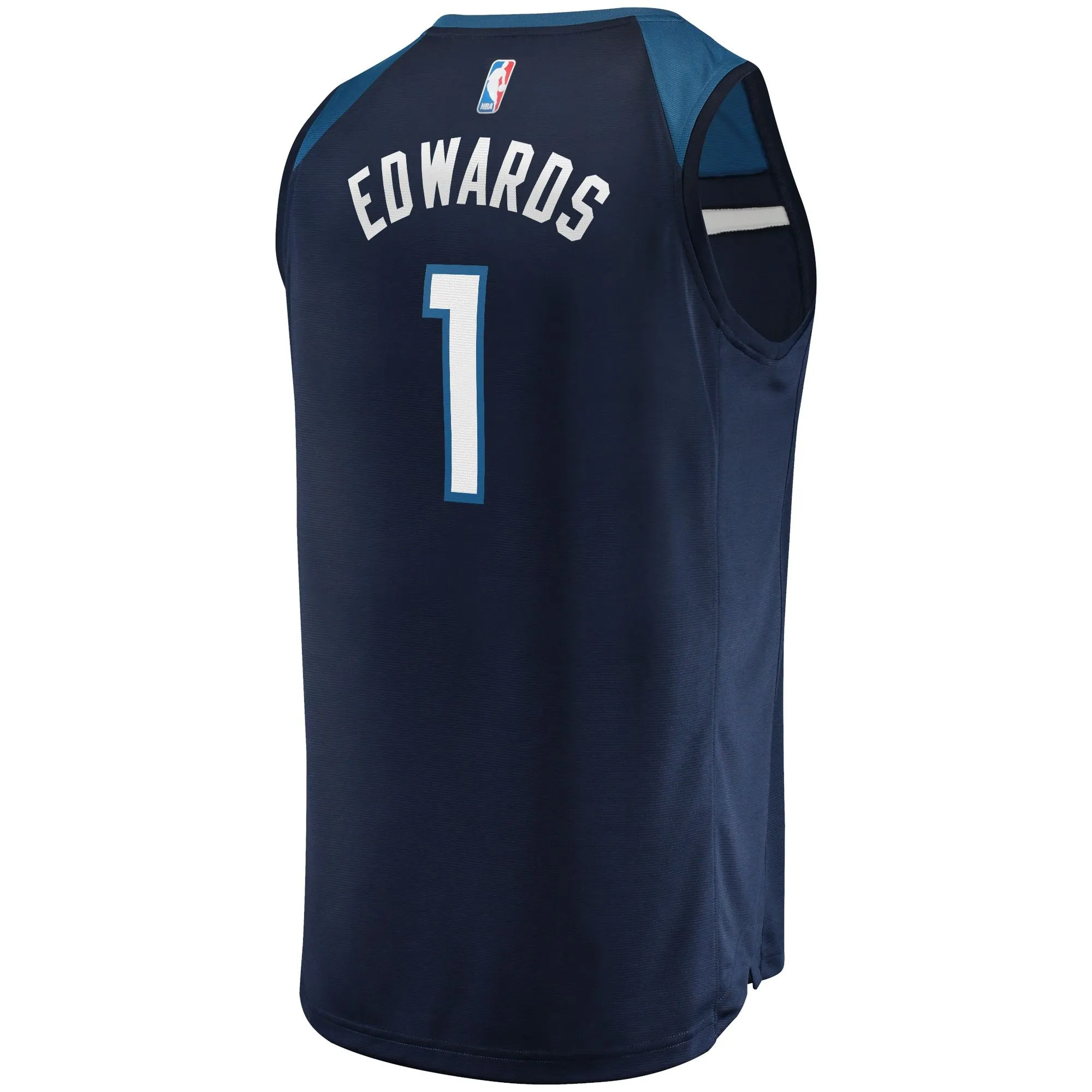 Anthony Edwards Minnesota Timberwolves Fanatics Branded Youth 2021/22 Fast Break Replica Jersey - Icon Edition - Navy