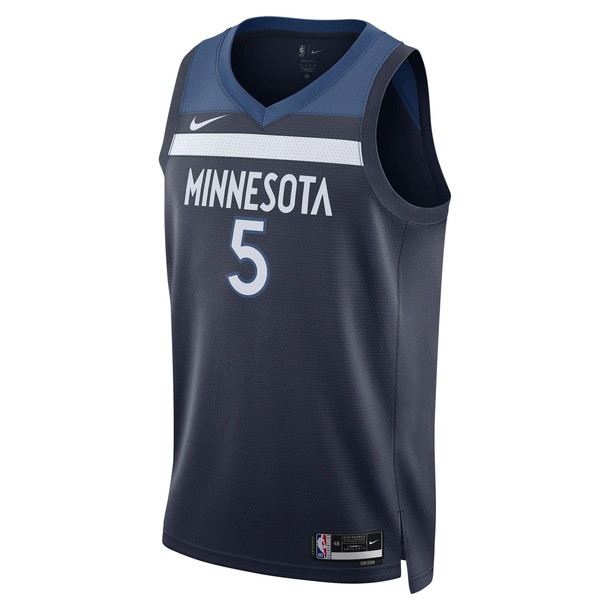 Anthony Edwards Minnesota Timberwolves  Unisex Swingman Jersey - Icon Edition - Navy