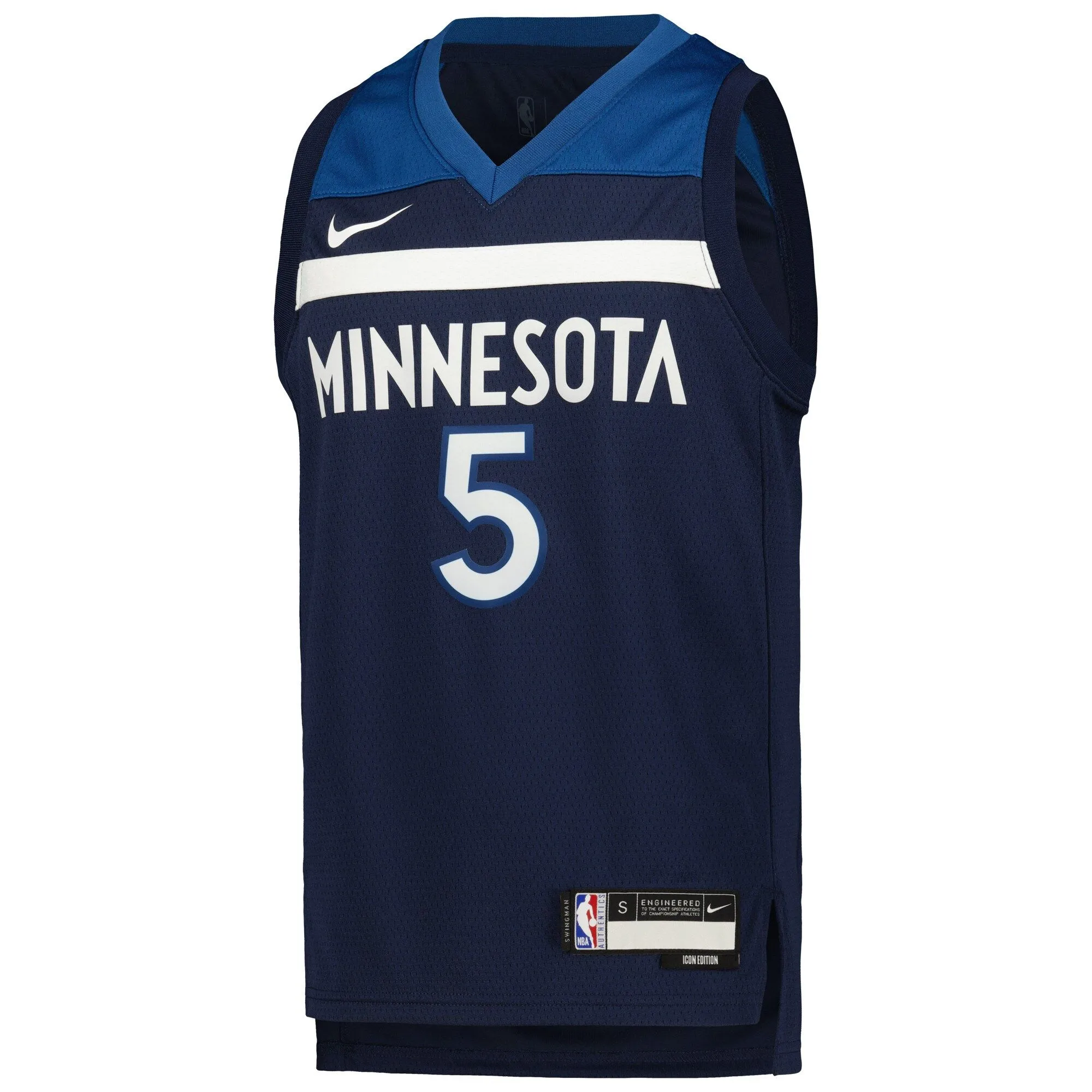 Anthony Edwards Minnesota Timberwolves  Youth Swingman Jersey - Icon Edition - Navy