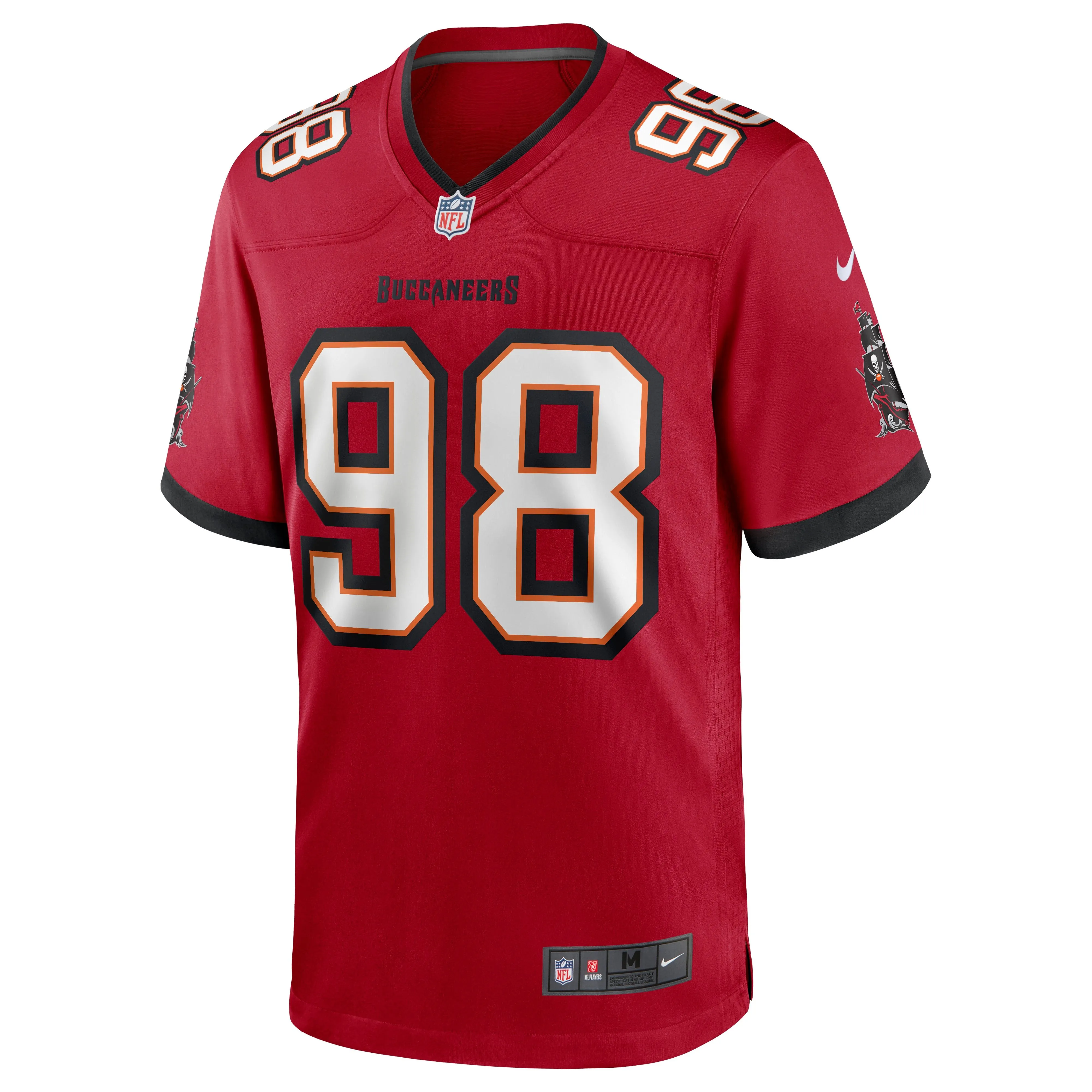 Anthony Nelson Tampa Bay Buccaneers  Game Jersey - Red