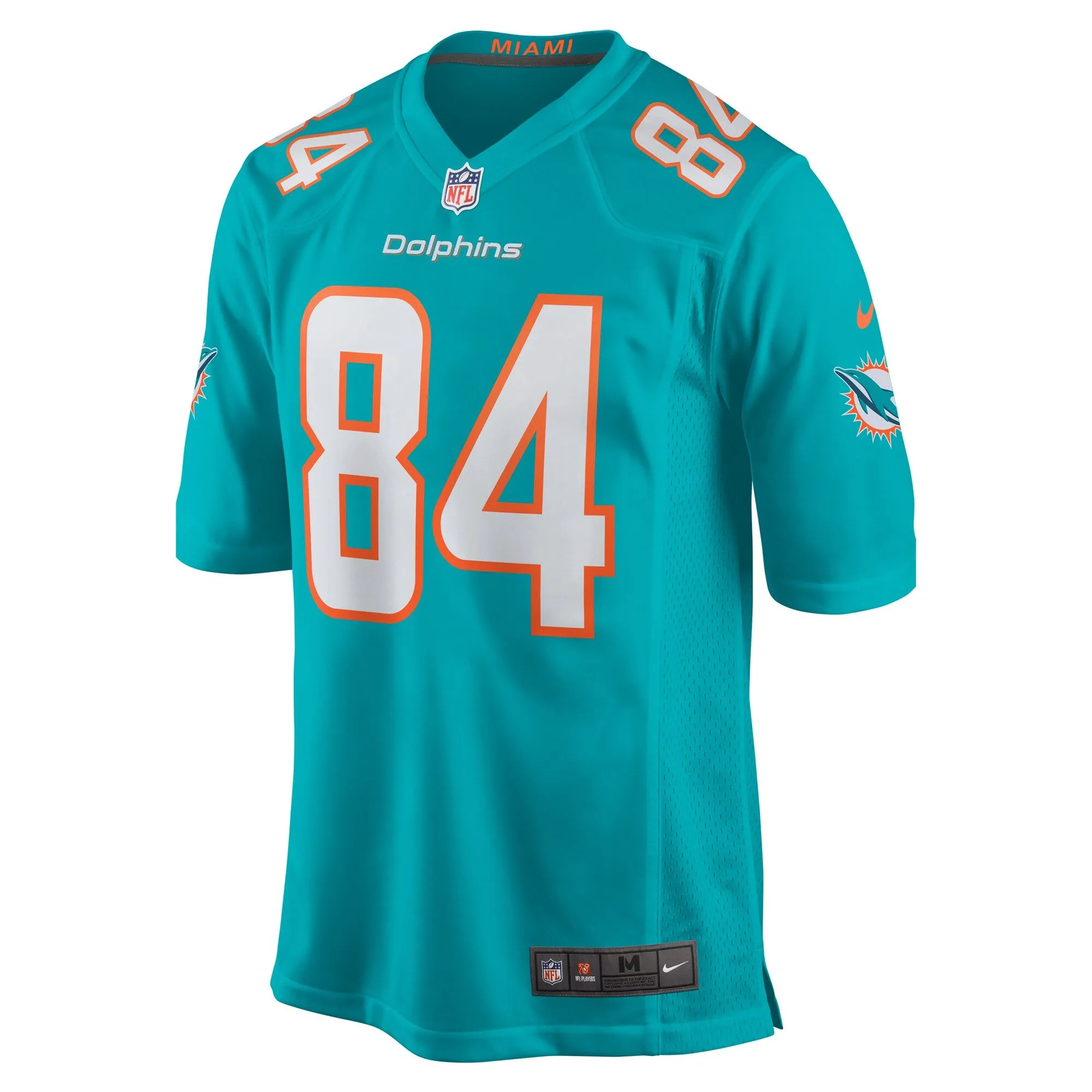 Anthony Schwartz Miami Dolphins  Team Game Jersey -  Aqua