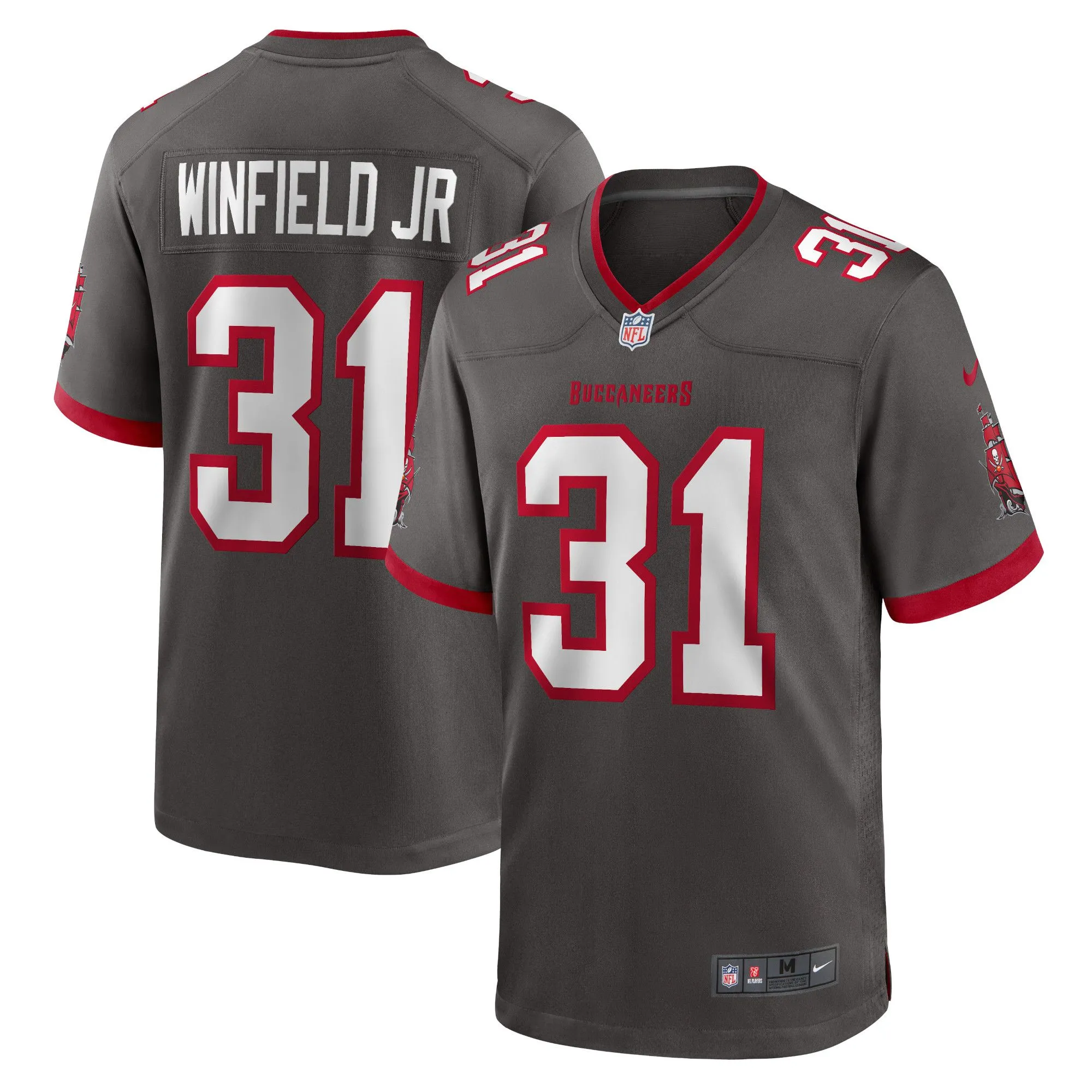 Antoine Winfield Jr. Tampa Bay Buccaneers  Game Jersey - Pewter