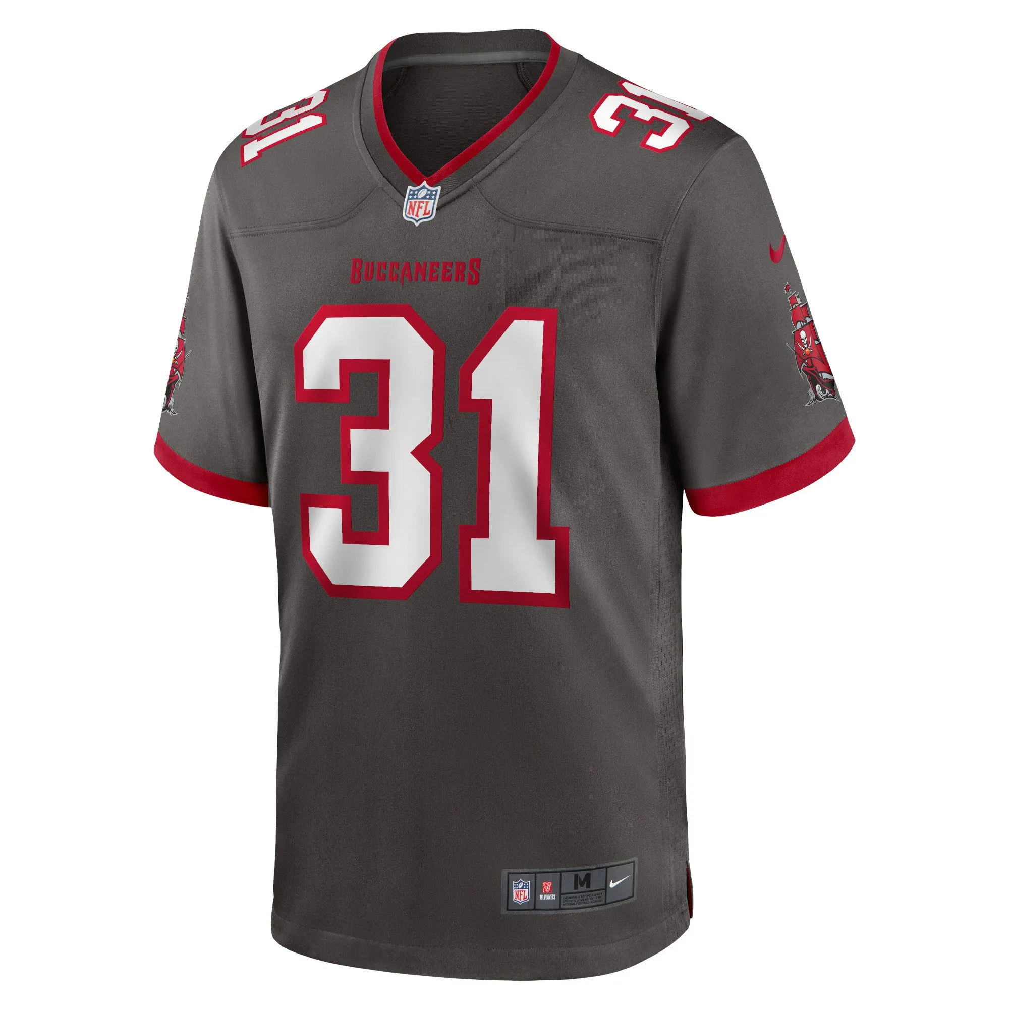 Antoine Winfield Jr. Tampa Bay Buccaneers  Game Jersey - Pewter