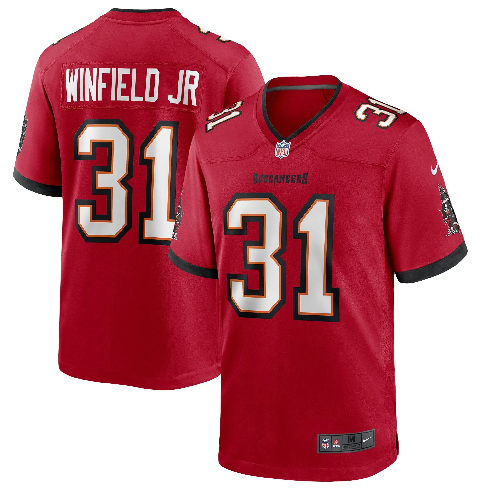 Antoine Winfield Jr. Tampa Bay Buccaneers  Game Jersey - Red