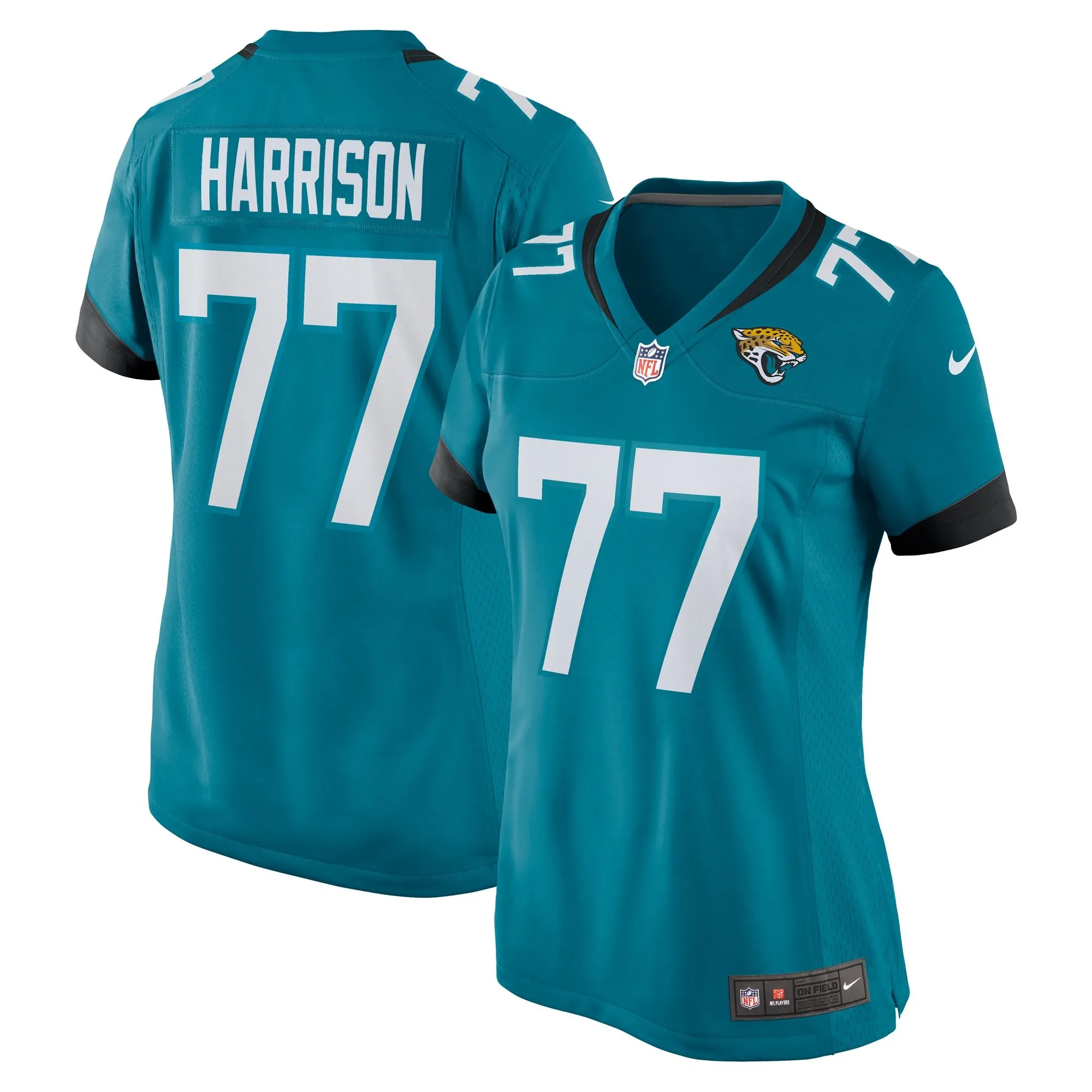 Anton Harrison Jacksonville Jaguars  Women's Team Game Jersey -  Teal