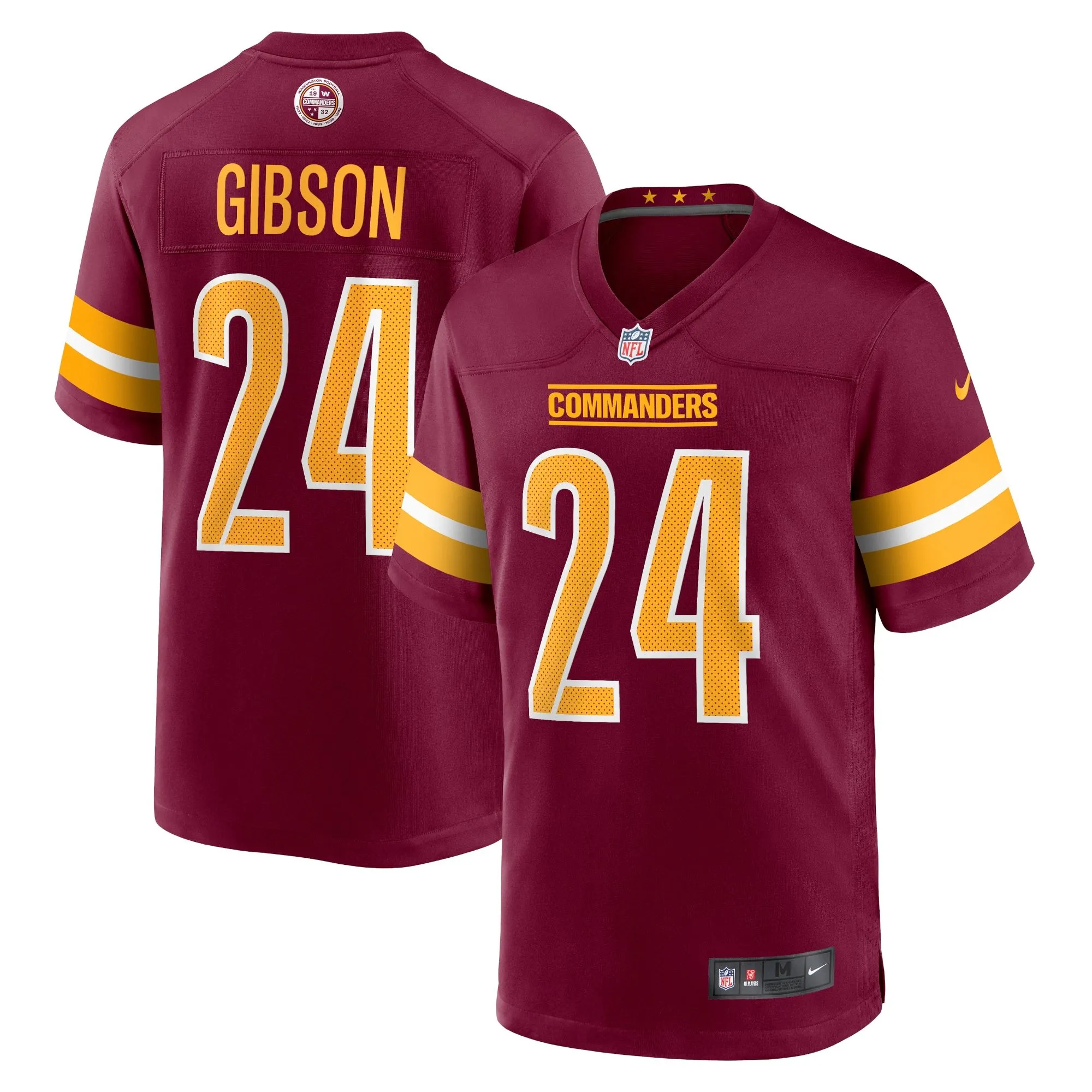 Antonio Gibson Washington Commanders  Game Jersey - Burgundy