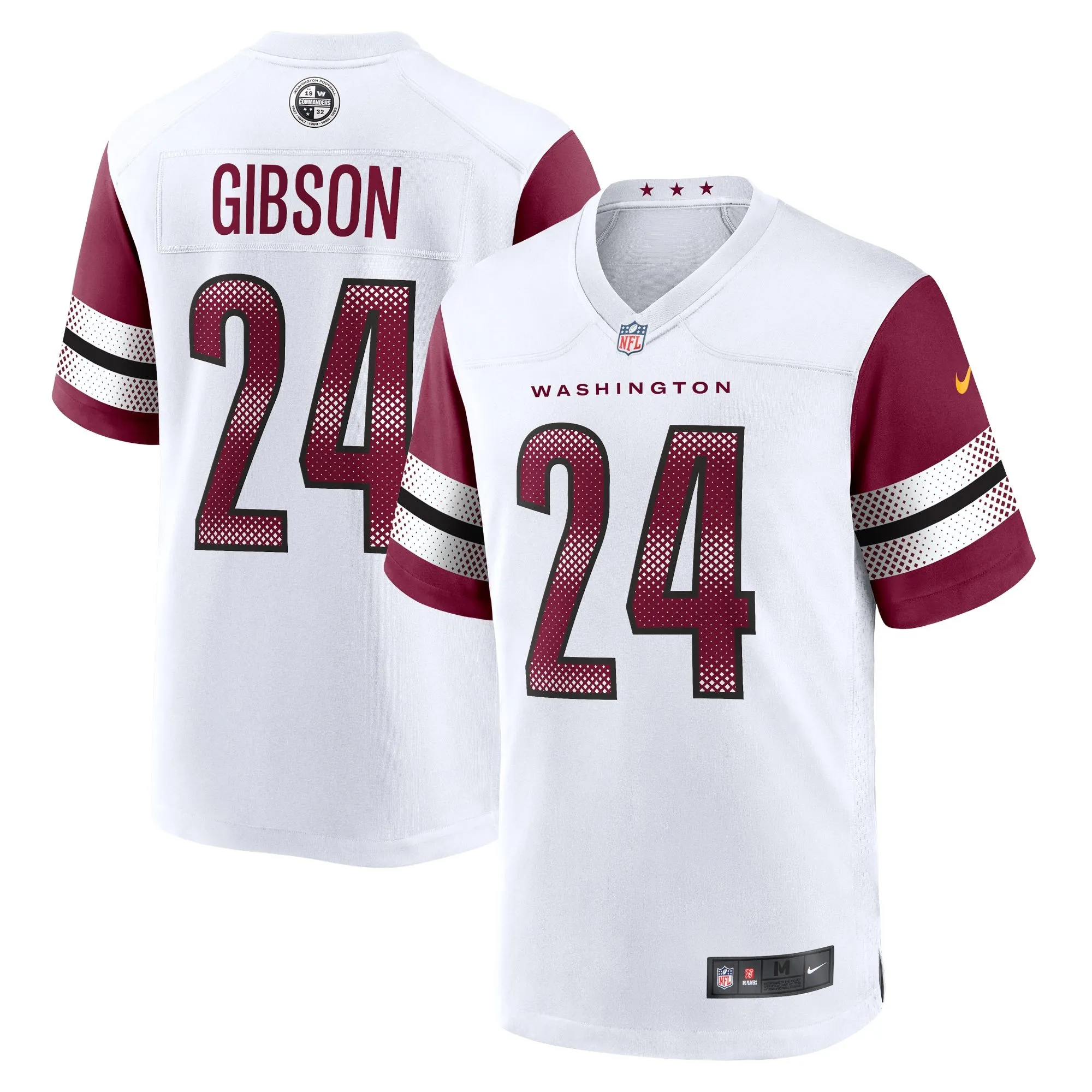 Antonio Gibson Washington Commanders  Game Jersey - White