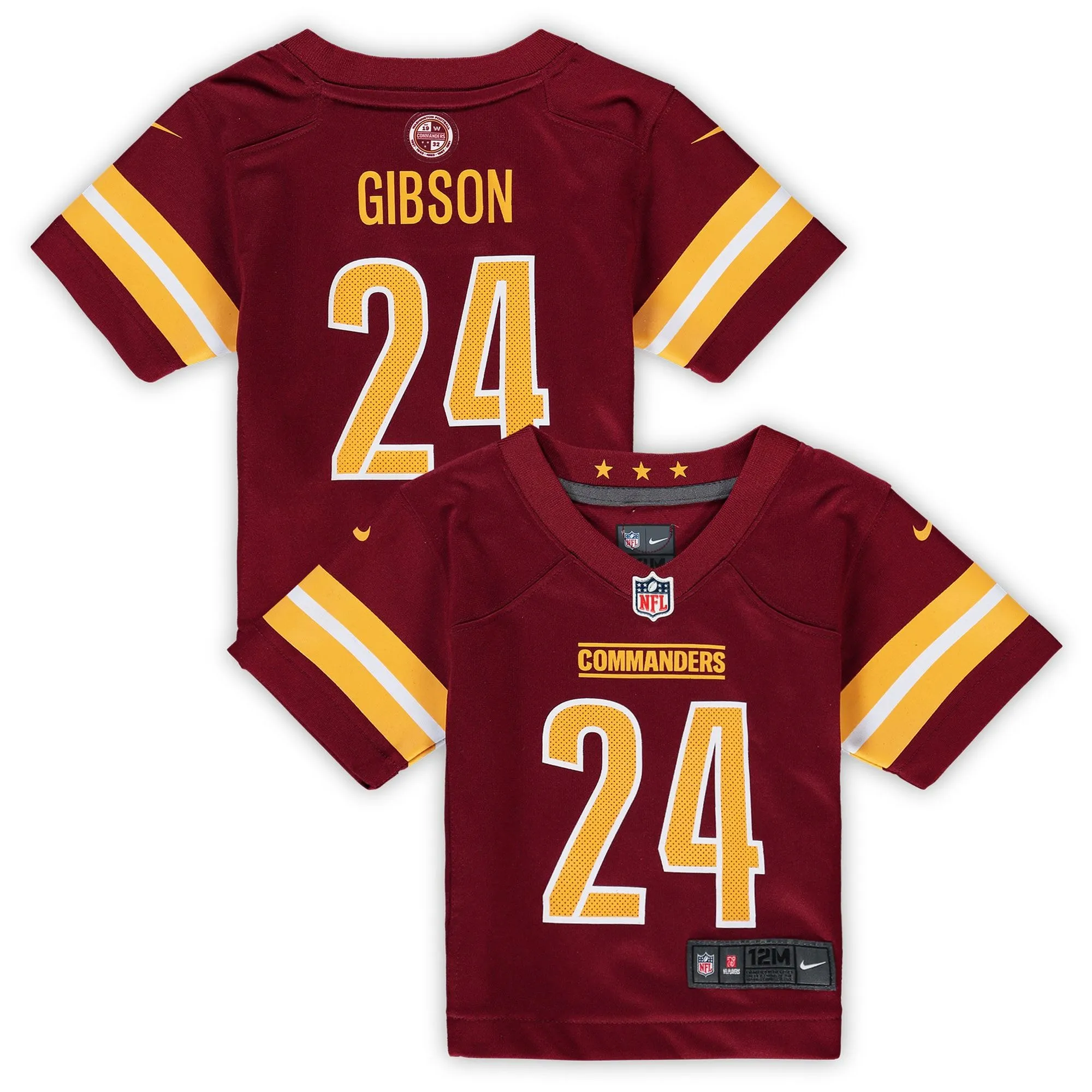 Antonio Gibson Washington Commanders  Infant Game Jersey - Burgundy