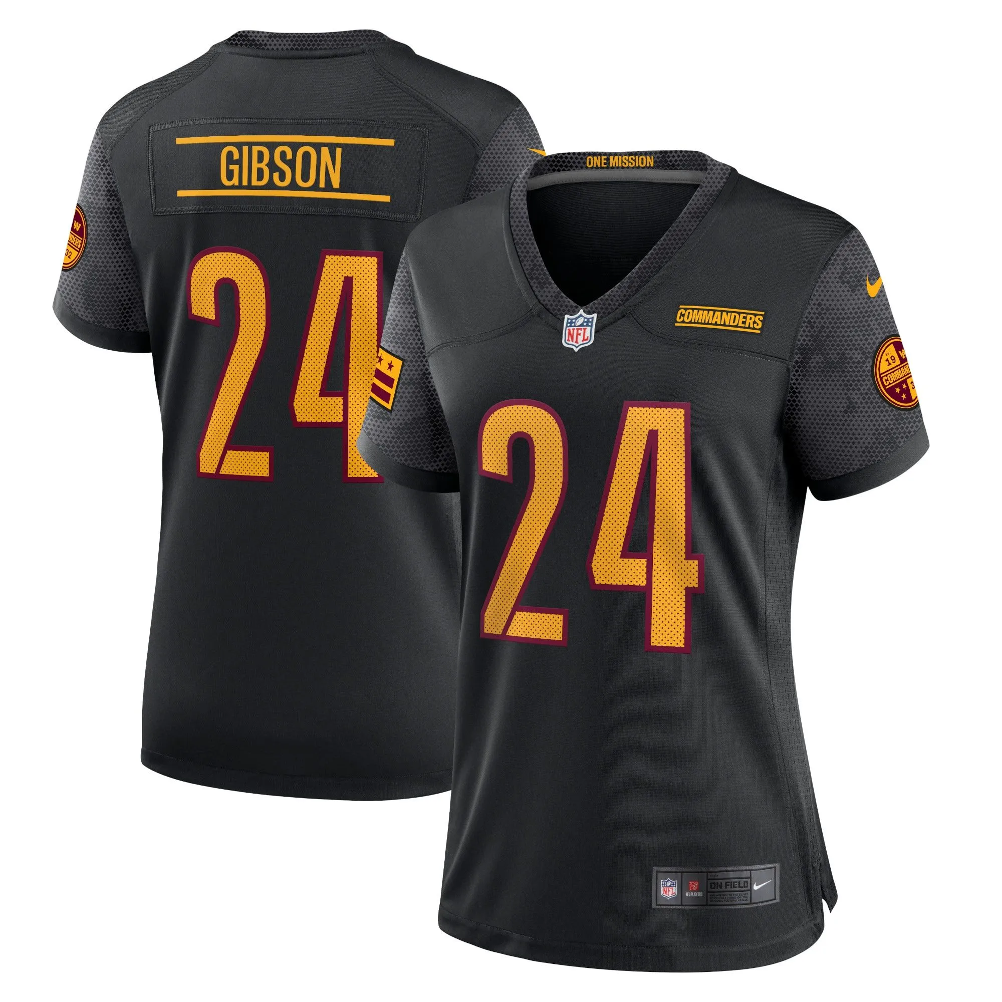 Antonio Gibson Washington Commanders  Women's Alternate Game Player Jersey - Black