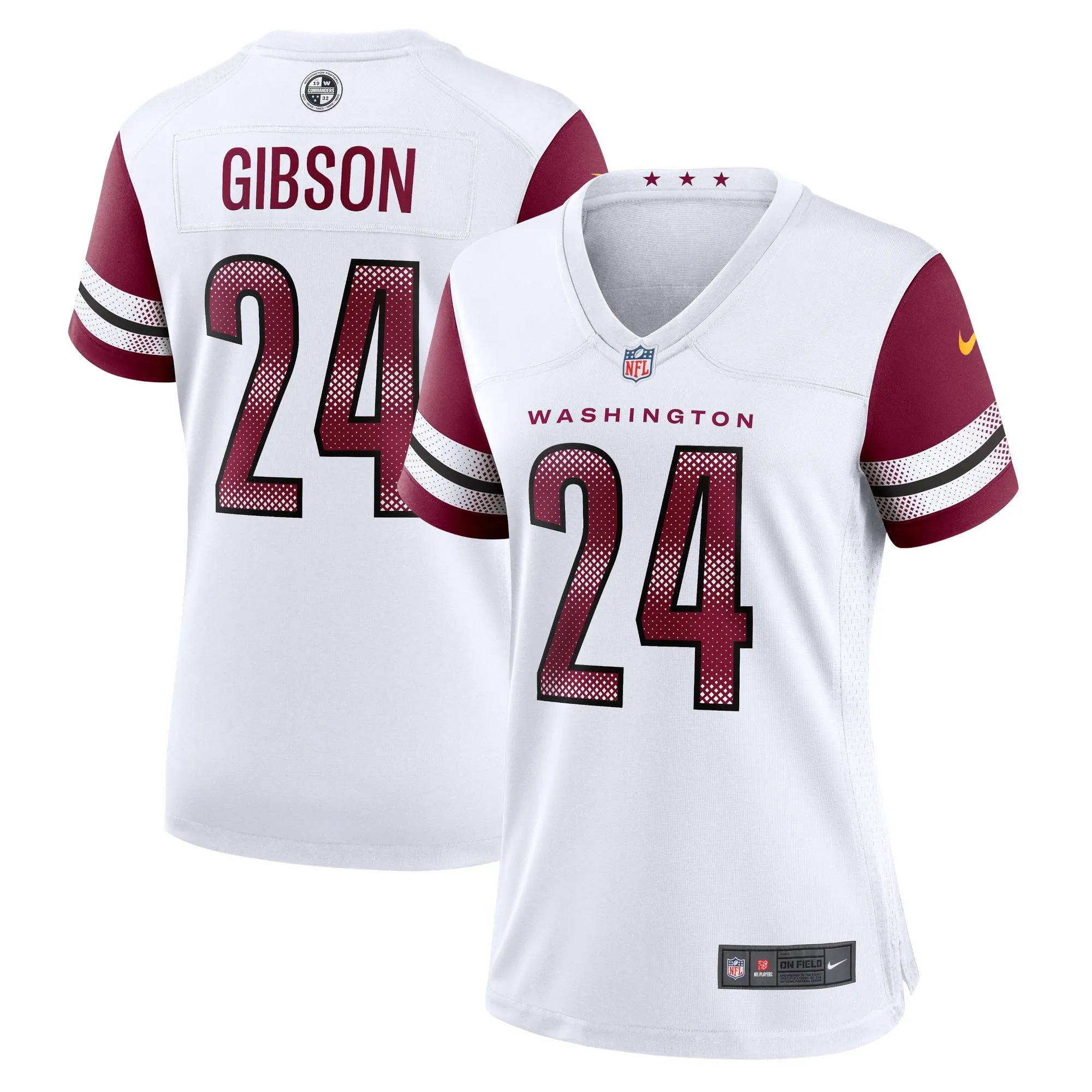 Antonio Gibson Washington Commanders  Women's Game Jersey - White