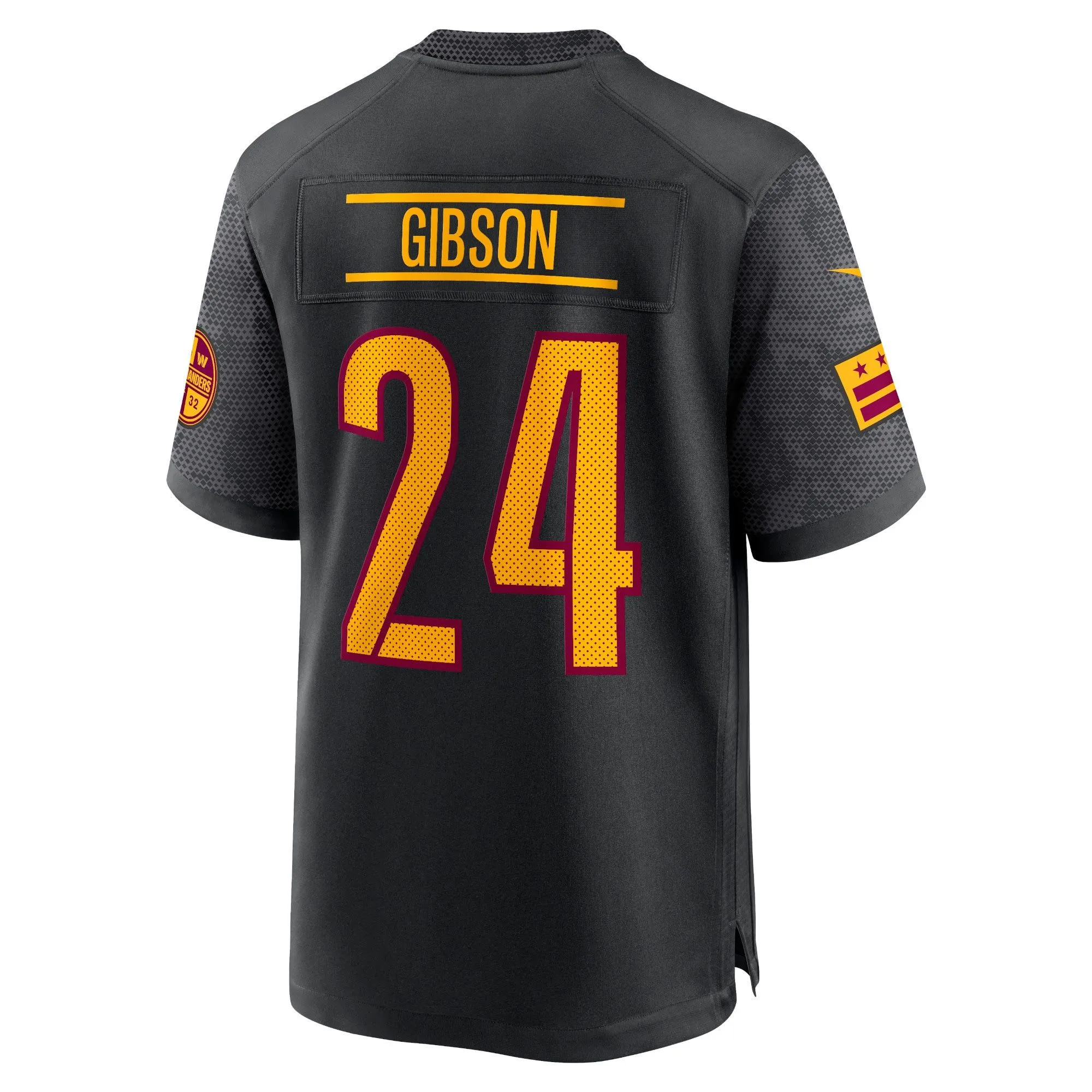 Antonio Gibson Washington Commanders  Youth Game Jersey - Black