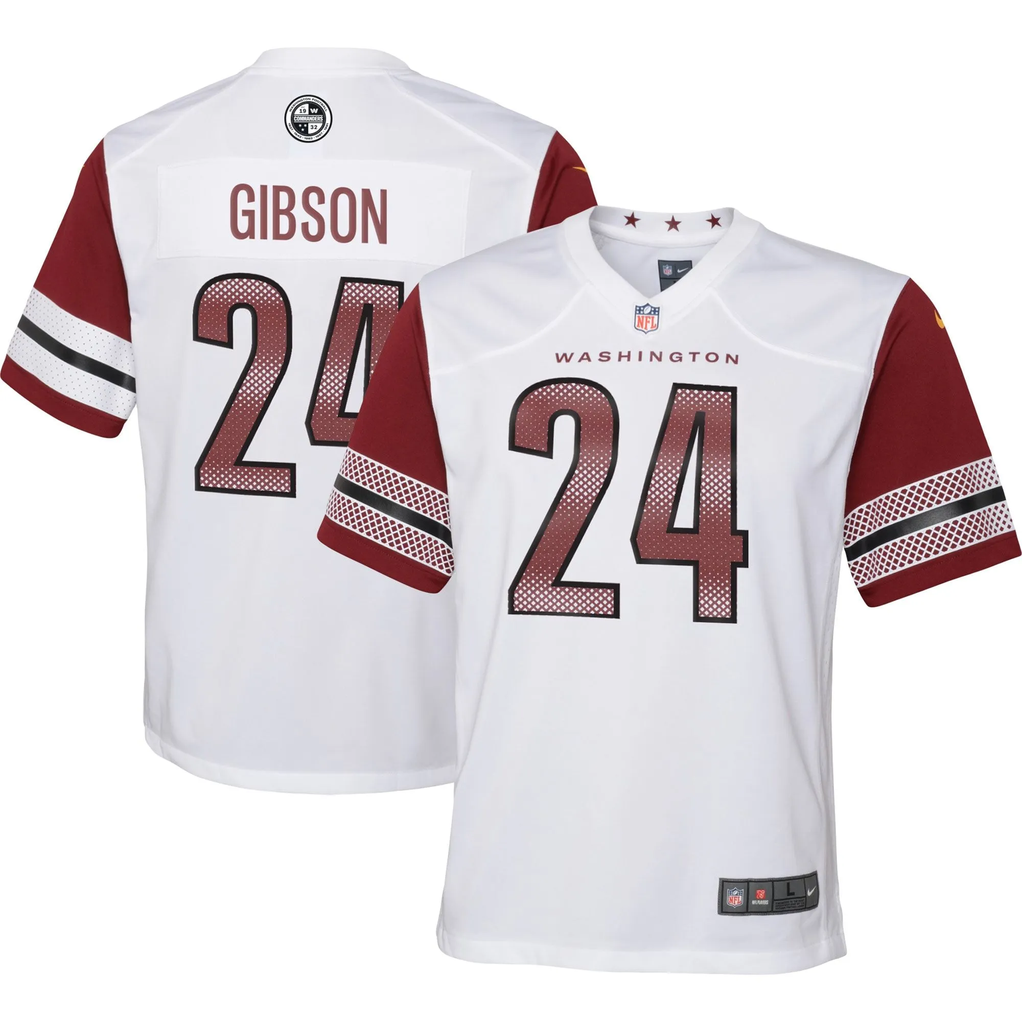 Antonio Gibson Washington Commanders  Youth Game Jersey - White