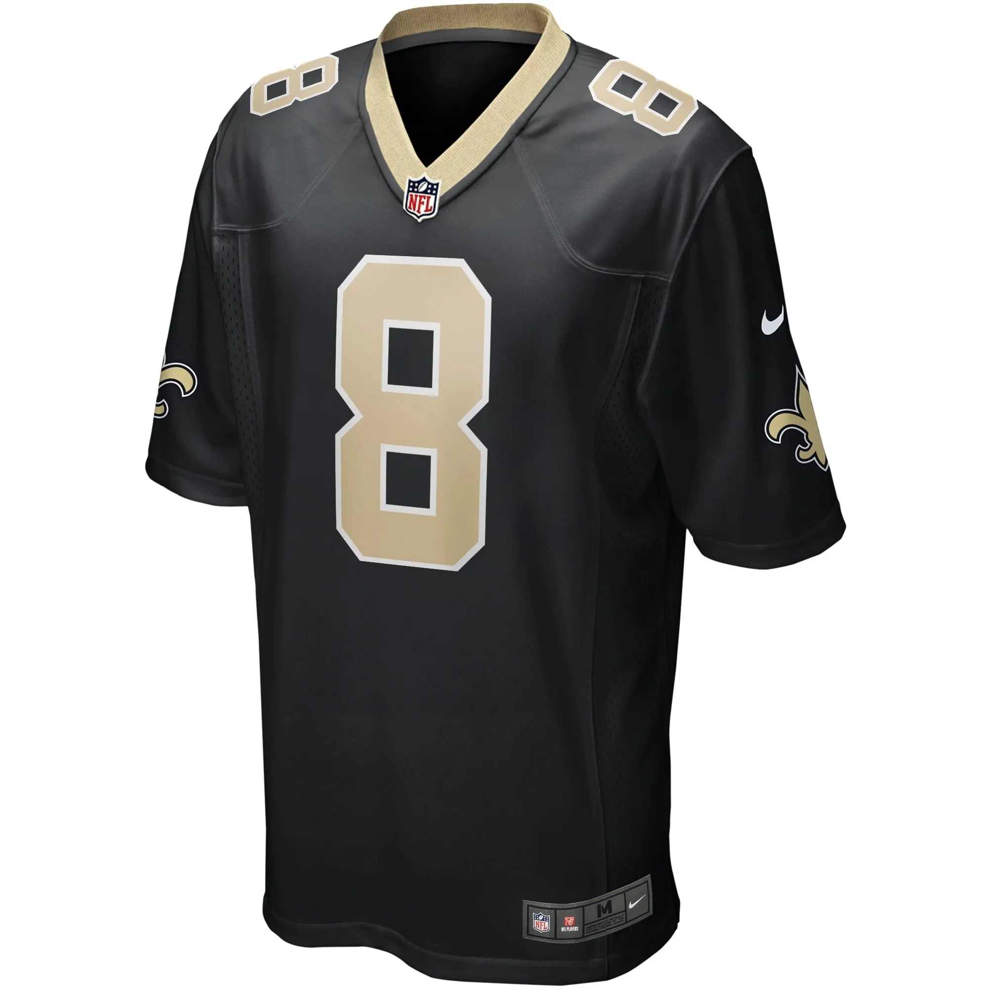 Archie Manning New Orleans Saints  Game Retired Player Jersey - Black