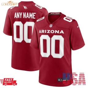 Arizona Cardinals  Custom Game Jersey   Cardinal