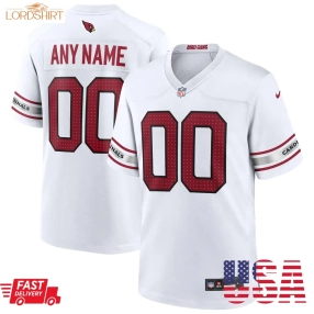 Arizona Cardinals  Custom Game Jersey   White