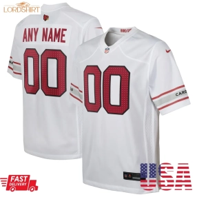 Arizona Cardinals  Youth Custom Game Jersey   White