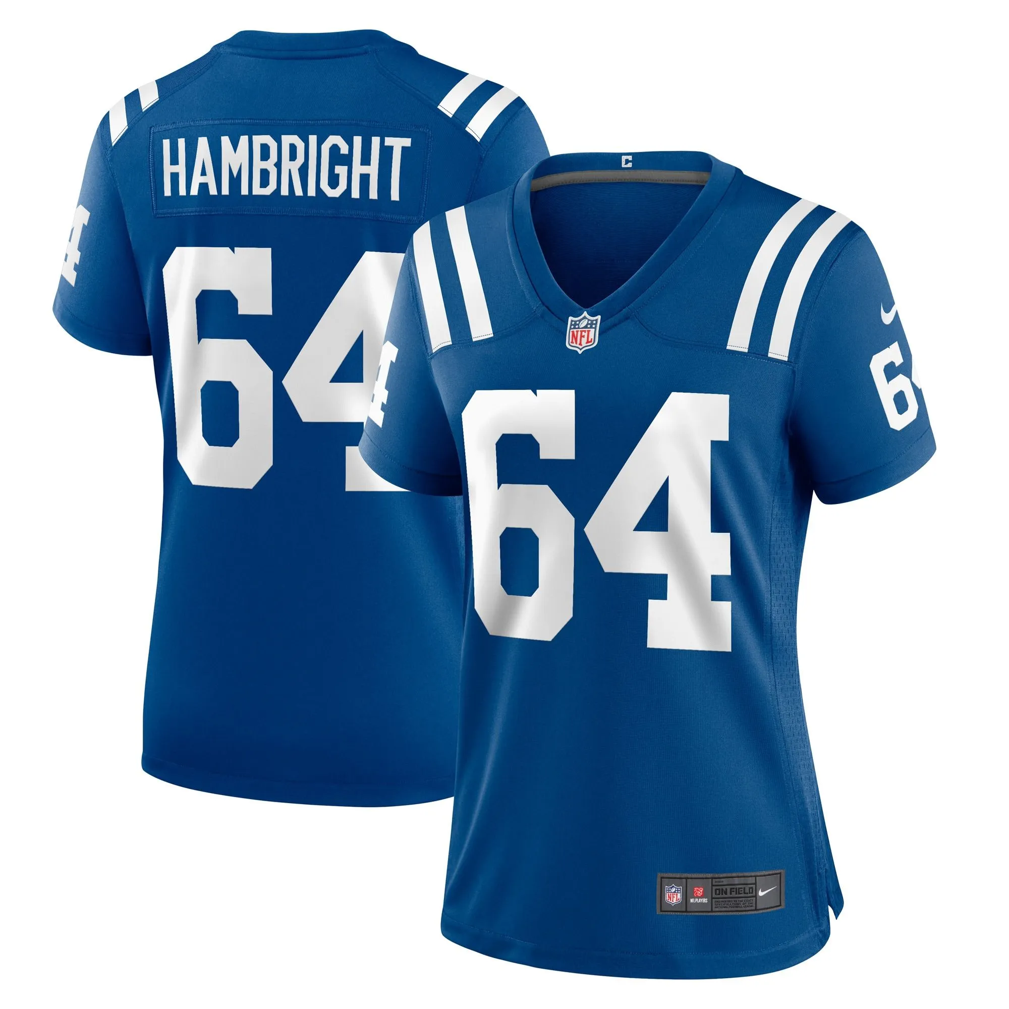 Arlington Hambright Indianapolis Colts  Women's Game Player Jersey - Royal