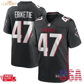 Arnold Ebiketie Atlanta Falcons  Game Player Jersey   Black