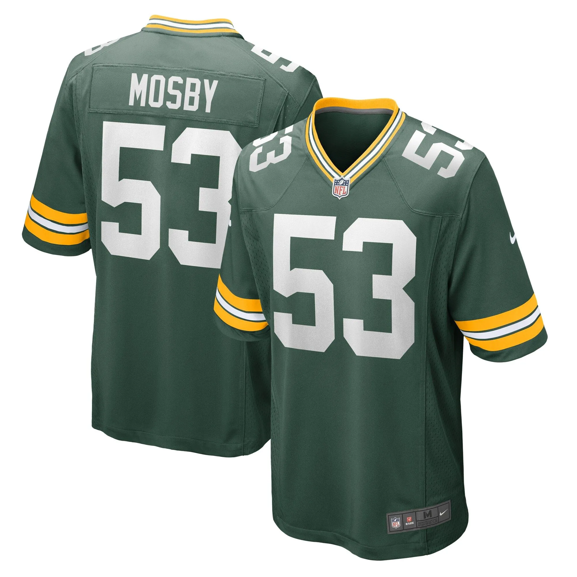 Arron Mosby Green Bay Packers  Team Game Jersey -  Green