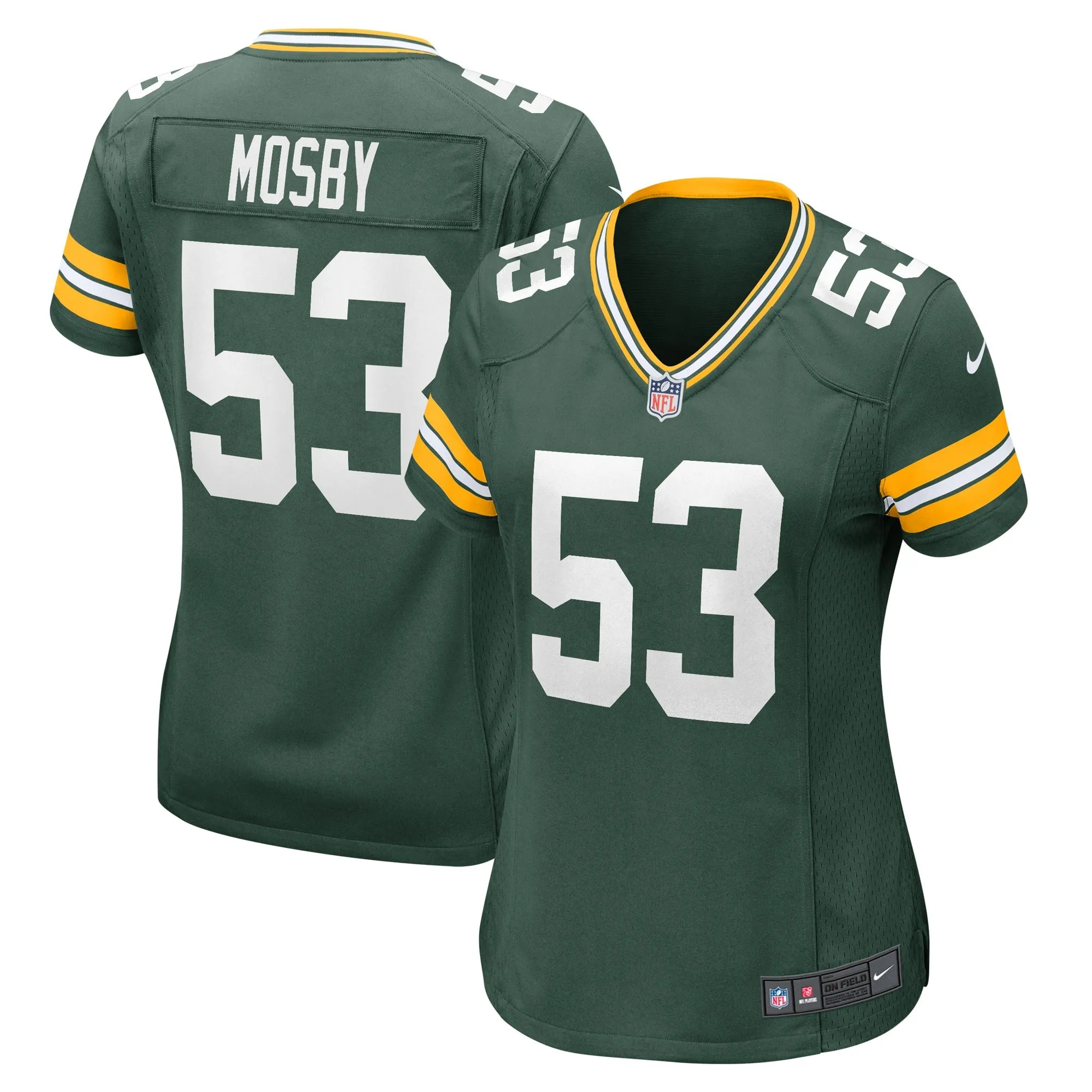 Arron Mosby Green Bay Packers  Women's Team Game Jersey -  Green