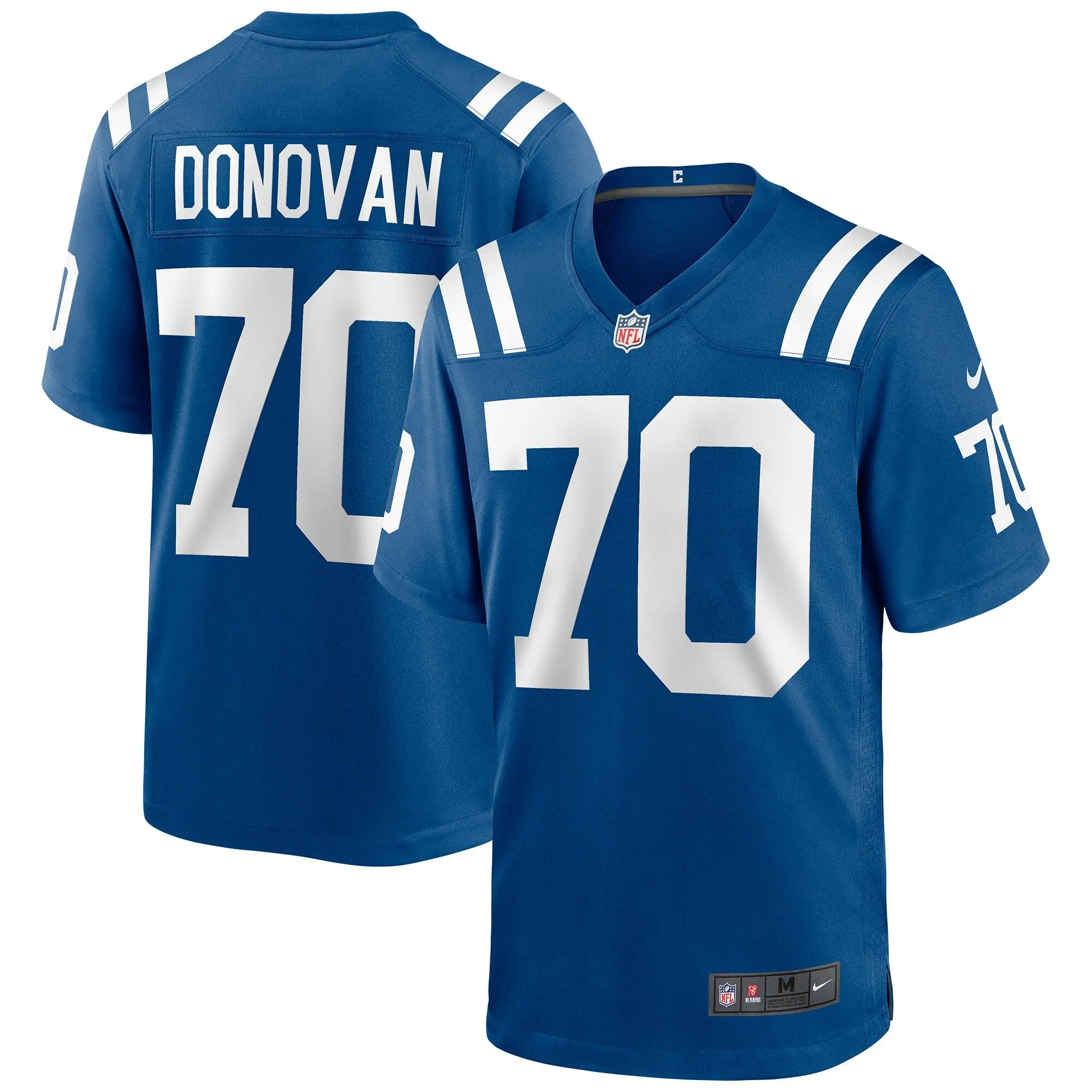 Art Donovan Indianapolis Colts  Game Retired Player Jersey - Royal