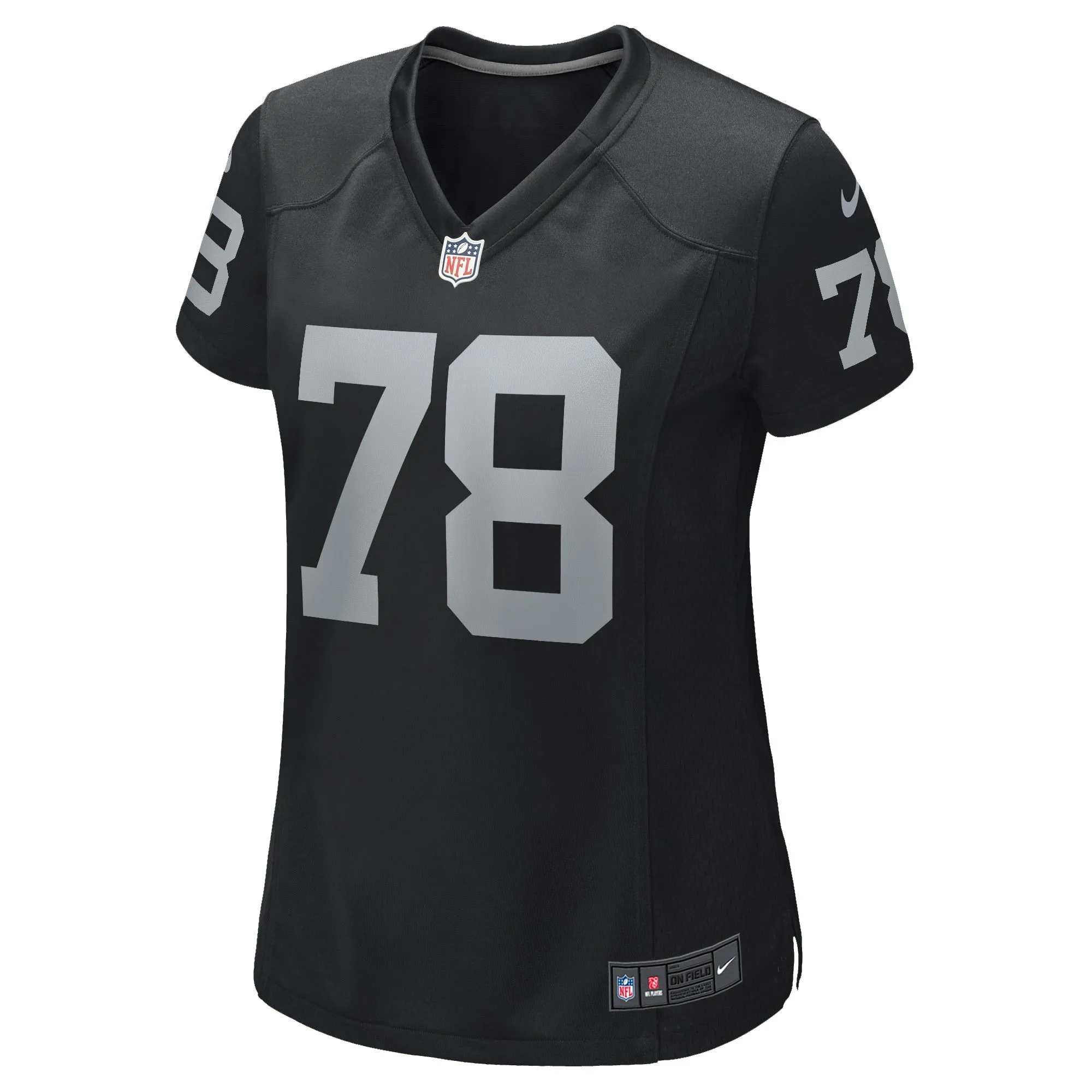 Art Shell Las Vegas Raiders  Women's Game Retired Player Jersey - Black