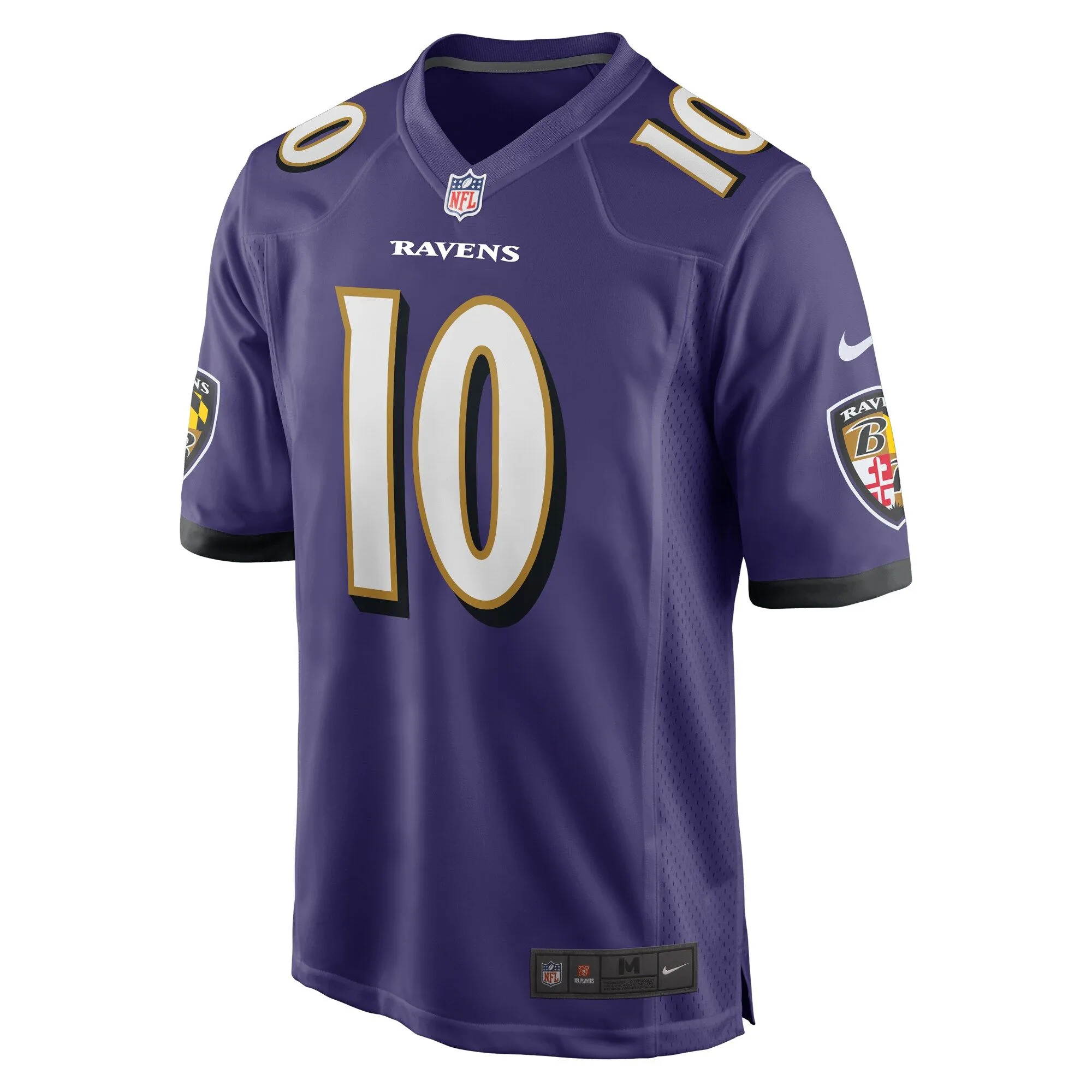 Arthur Maulet Baltimore Ravens   Game Jersey -  Purple