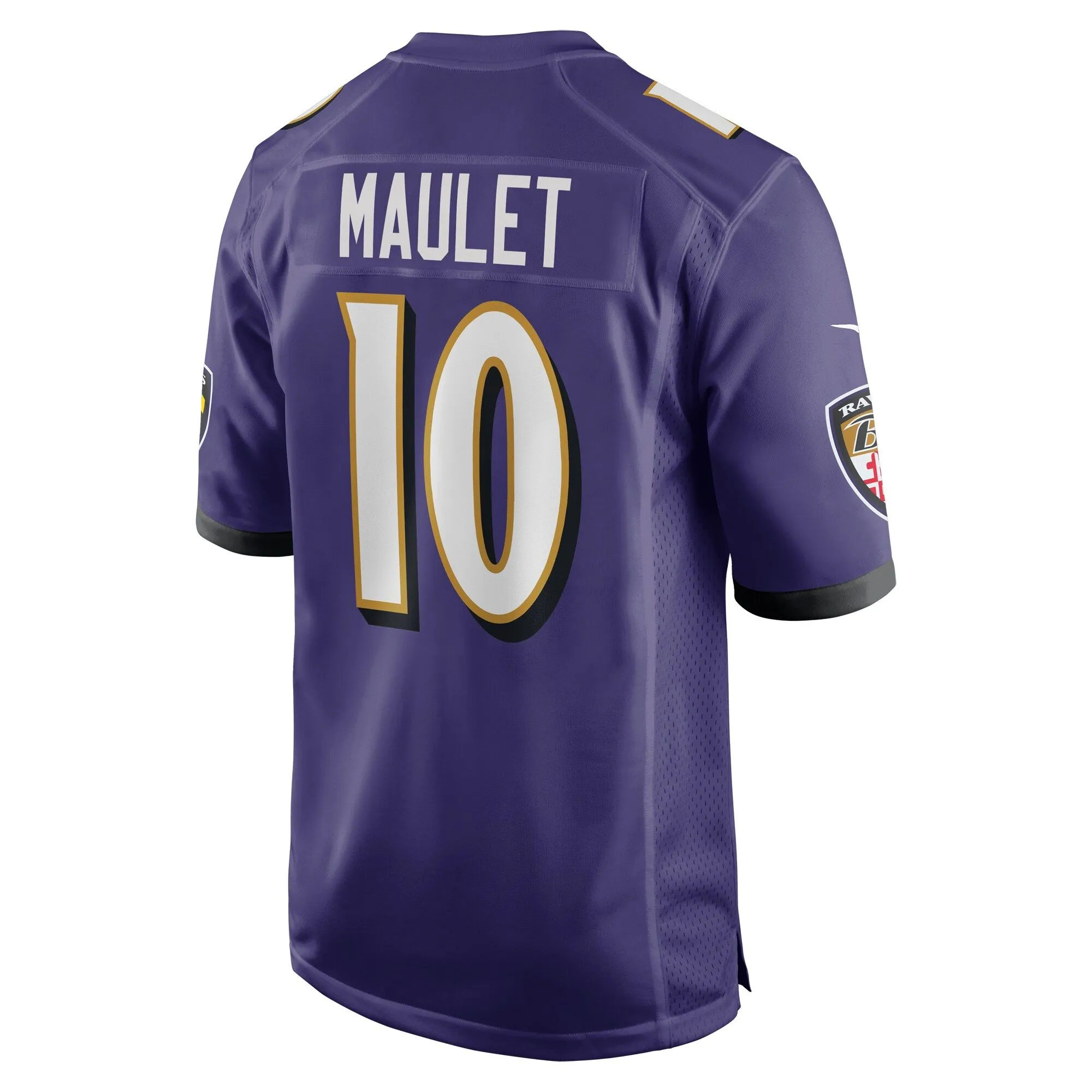 Arthur Maulet Baltimore Ravens   Game Jersey -  Purple