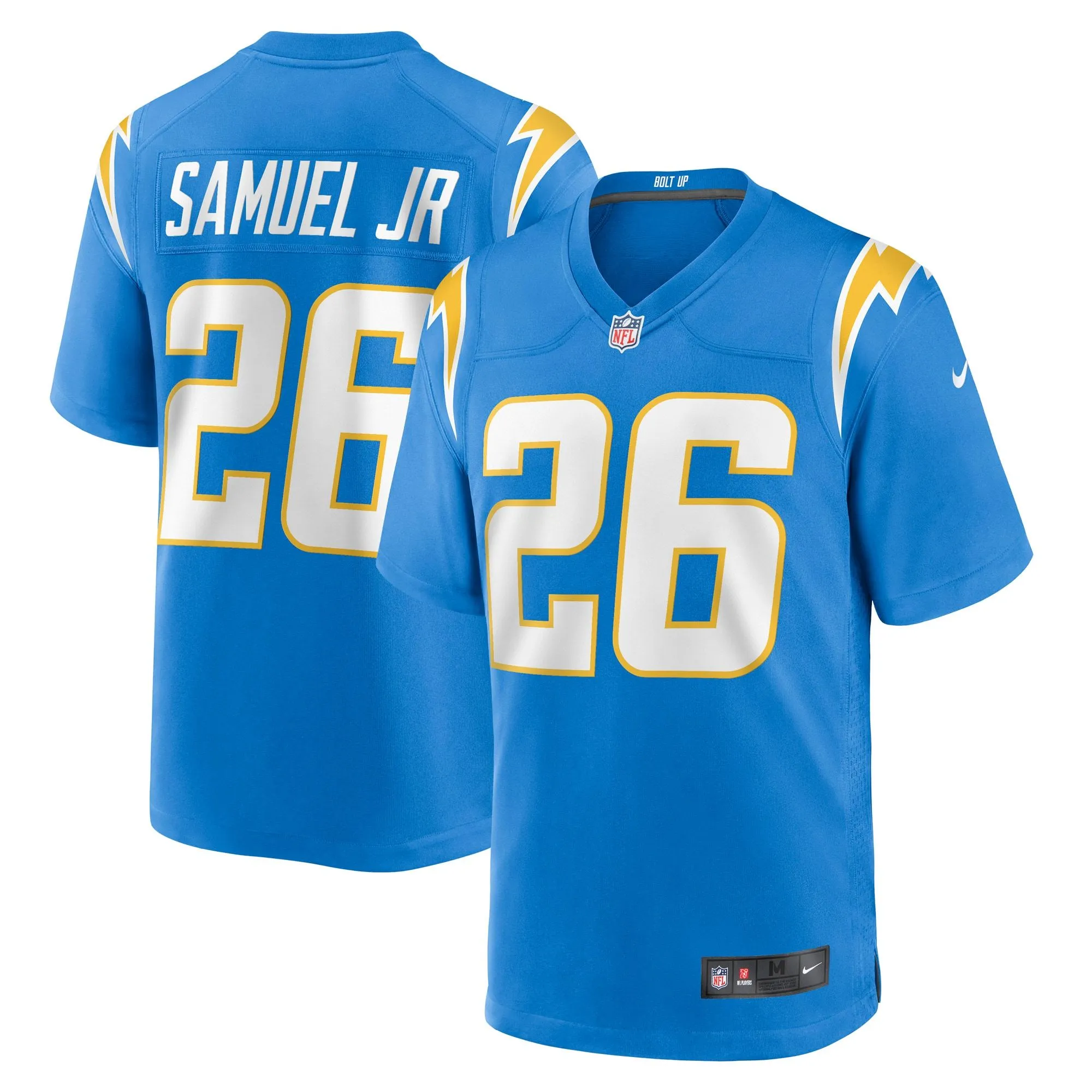 Asante Samuel Jr. Los Angeles Chargers  Game Player Jersey - Powder Blue