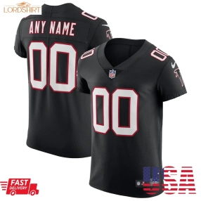 Atlanta Falcons  Alternate Vapor Elite Custom Jersey   Black