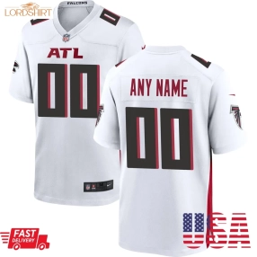 Atlanta Falcons  Custom Game Jersey   White