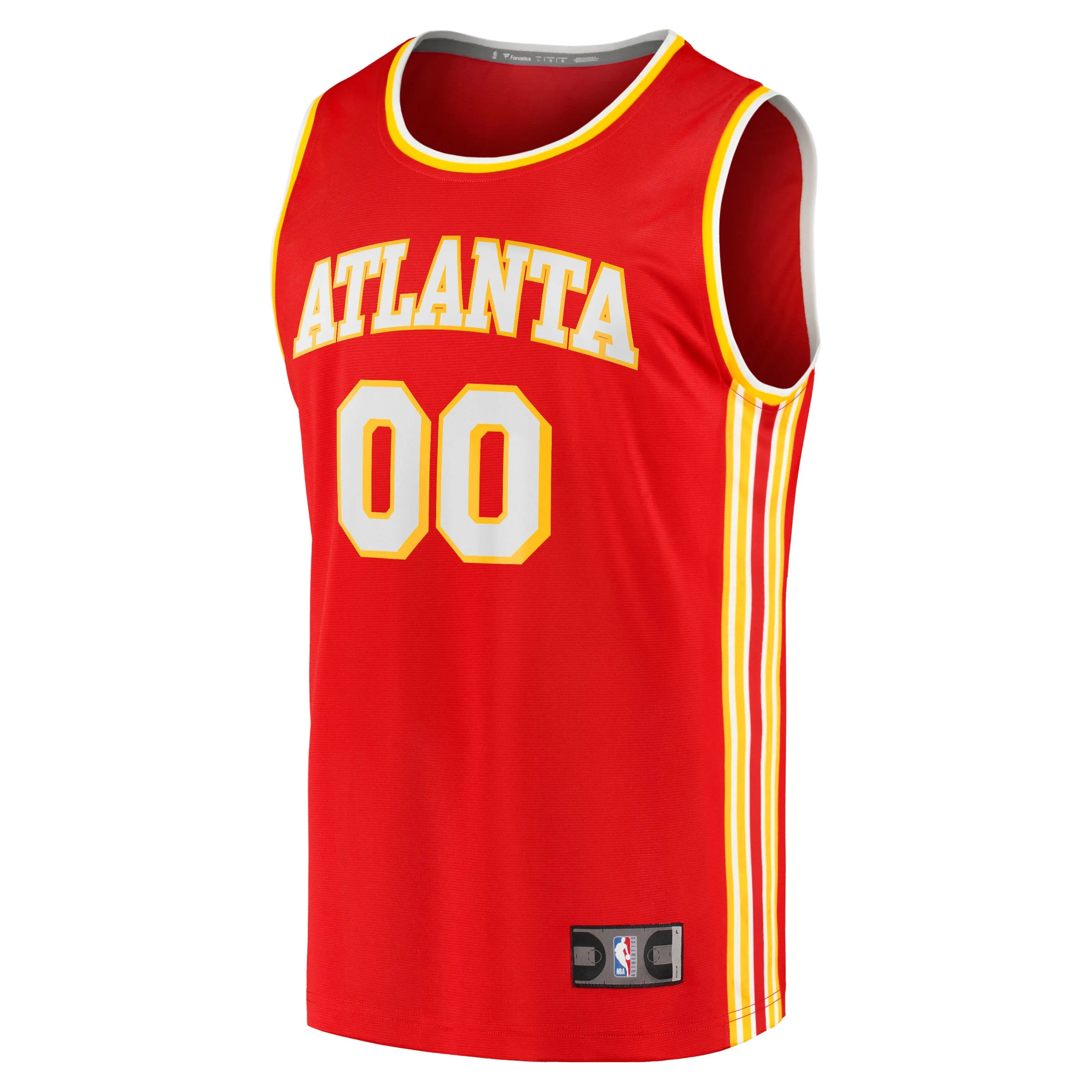 Atlanta Hawks Fanatics Branded Fast Break Replica Custom Jersey - Icon Edition - Red