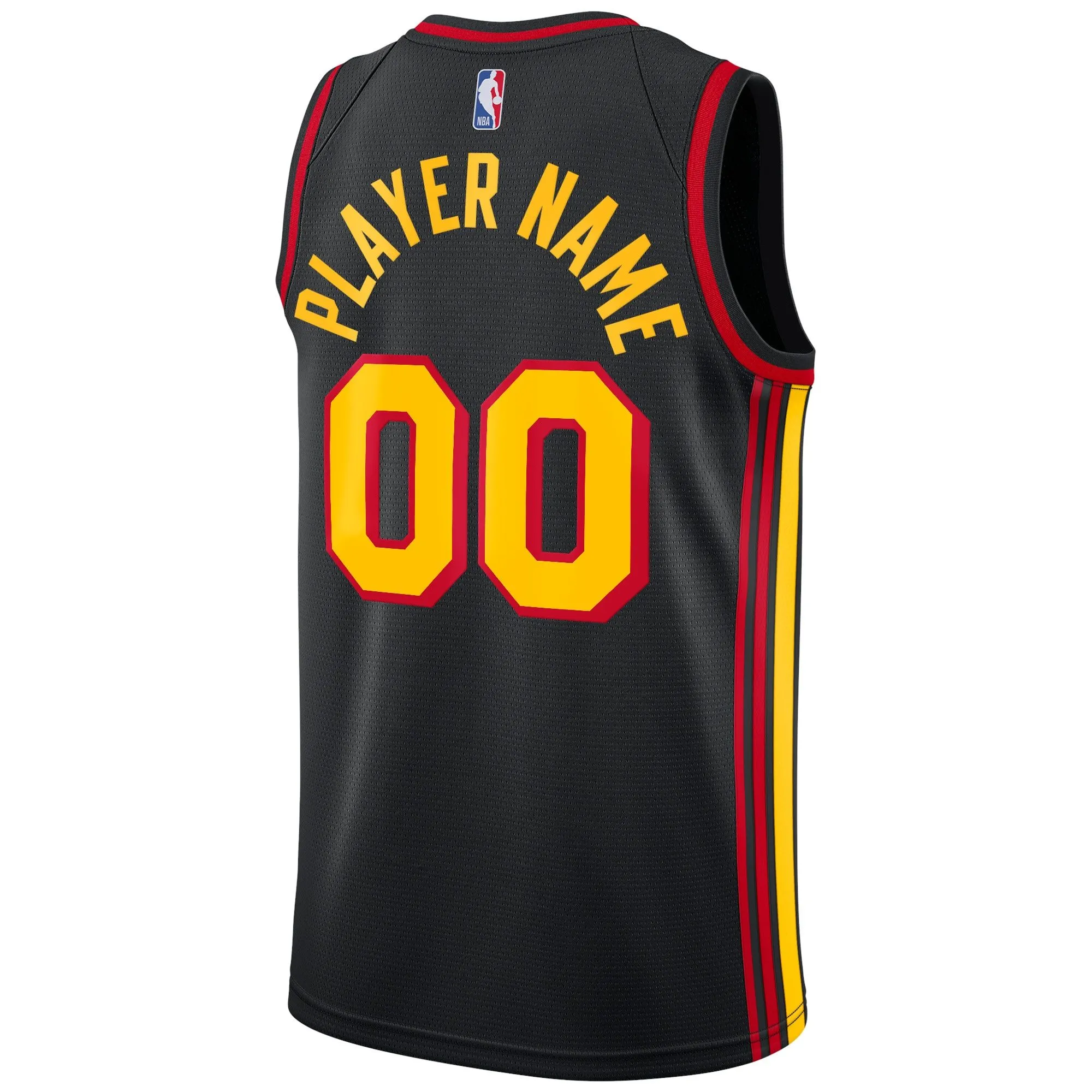 Atlanta Hawks Jordan Brand Swingman Custom Jersey - Statement Edition - Black