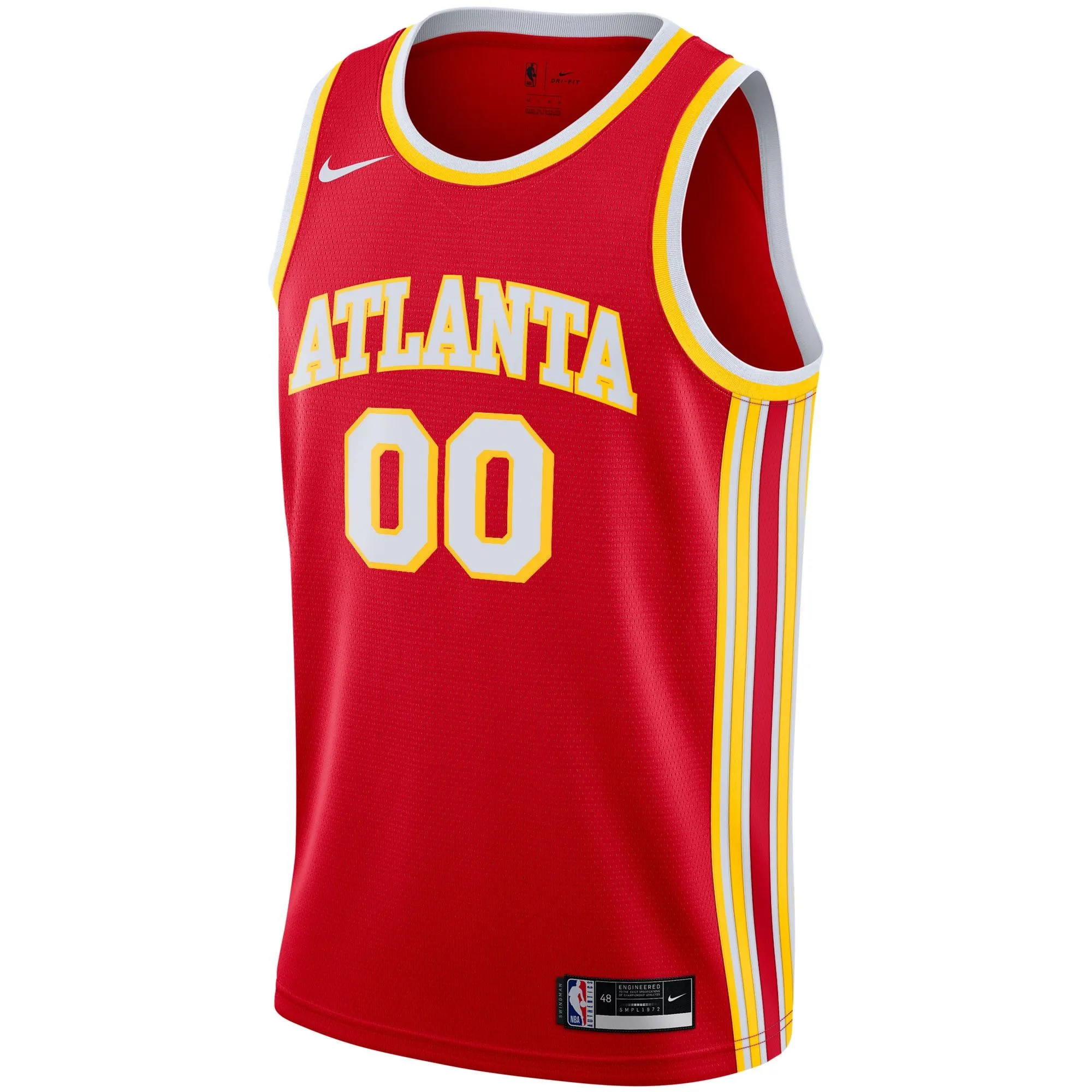 Atlanta Hawks  2020/21 Swingman Custom Jersey - Icon Edition - Red