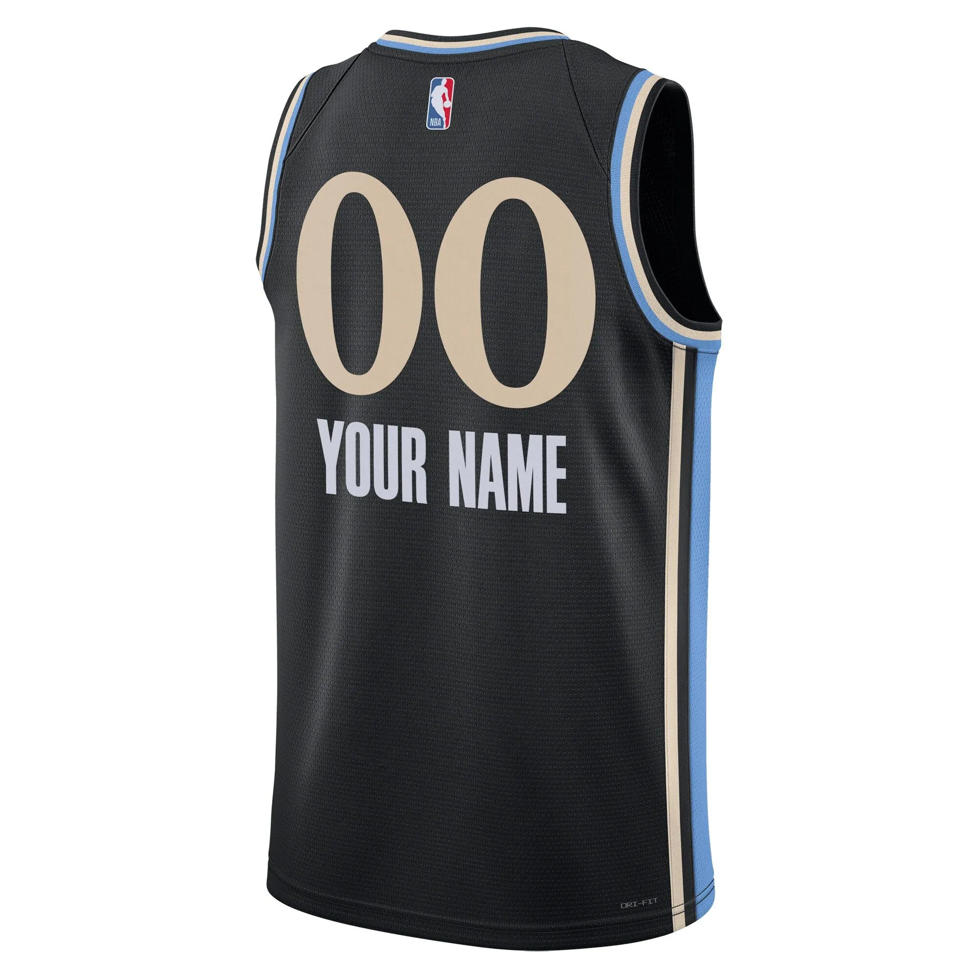 Atlanta Hawks  Unisex 2023/24 Custom Swingman Jersey - Black - City Edition