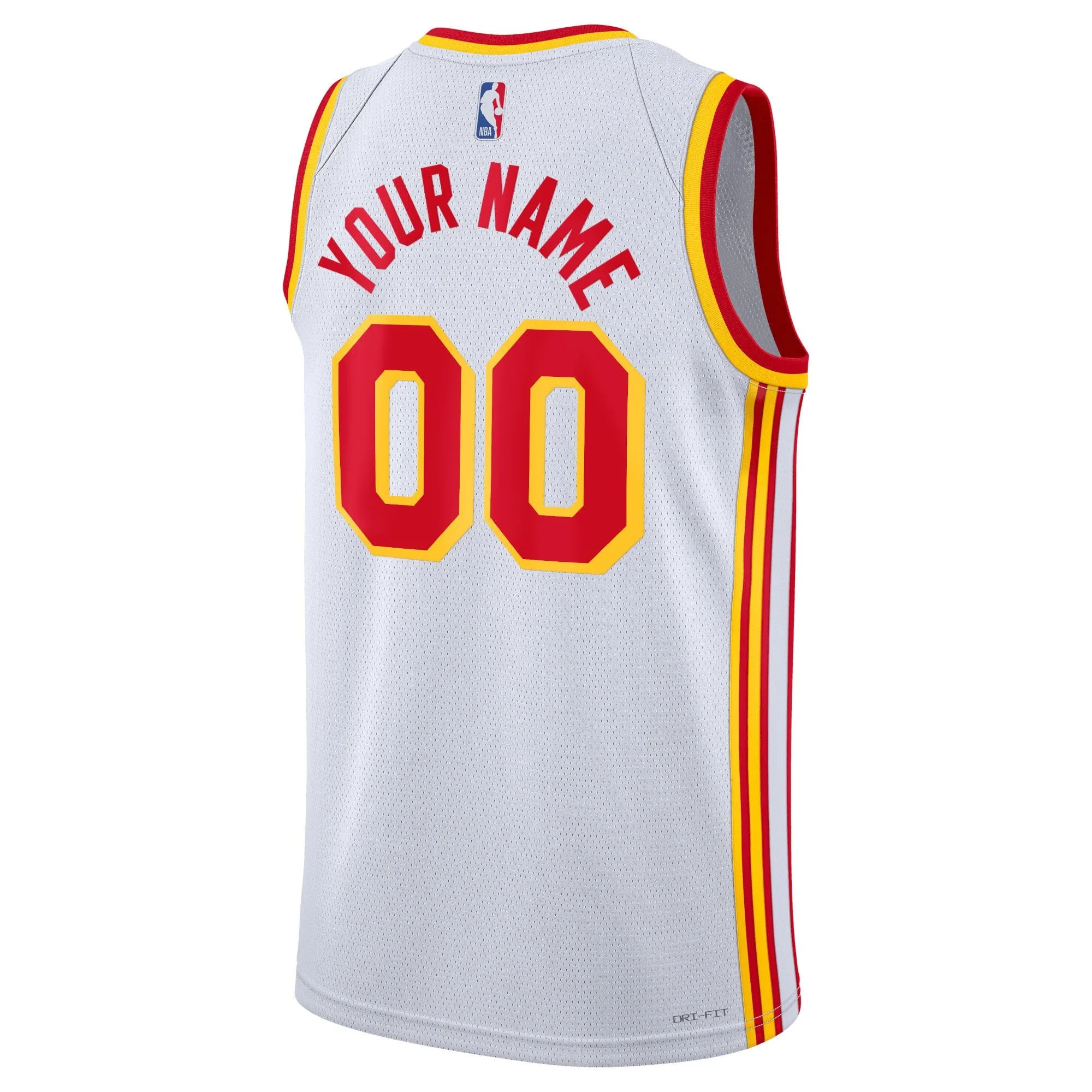 Atlanta Hawks  Unisex Swingman Custom Jersey White - Association Edition