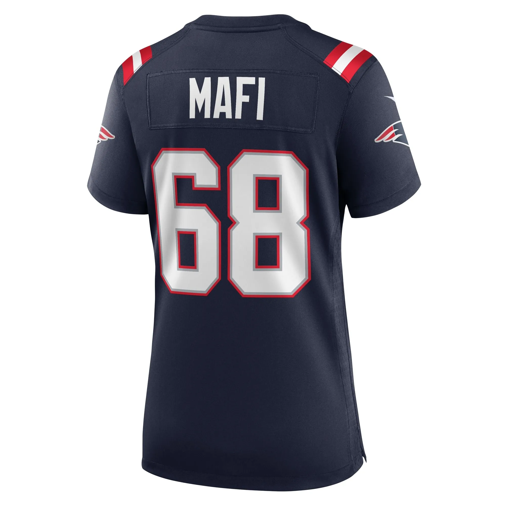 Atonio Mafi New England Patriots  Women's Team Game Jersey -  Navy