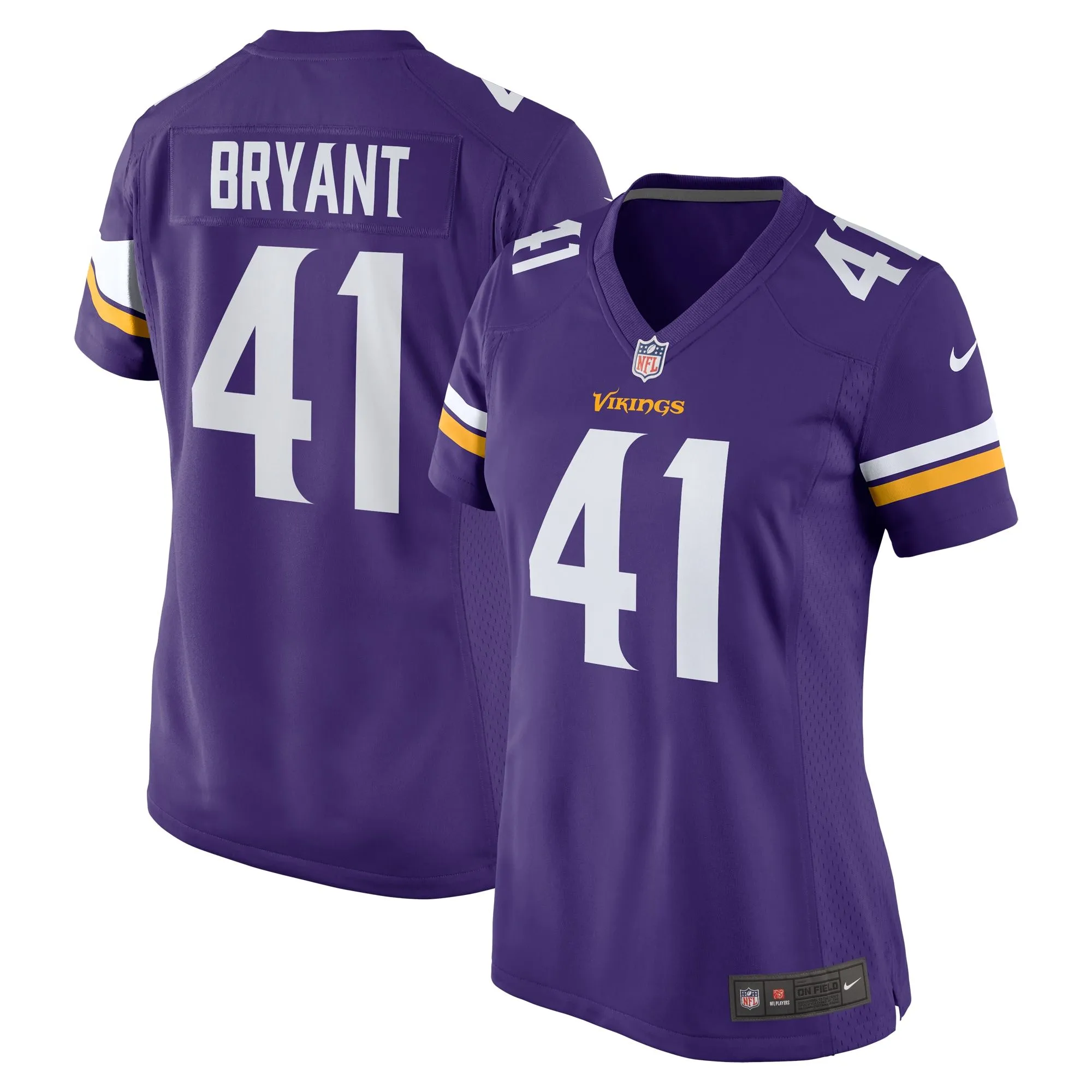 Austin Bryant Minnesota Vikings  Women's  Game Jersey -  Purple