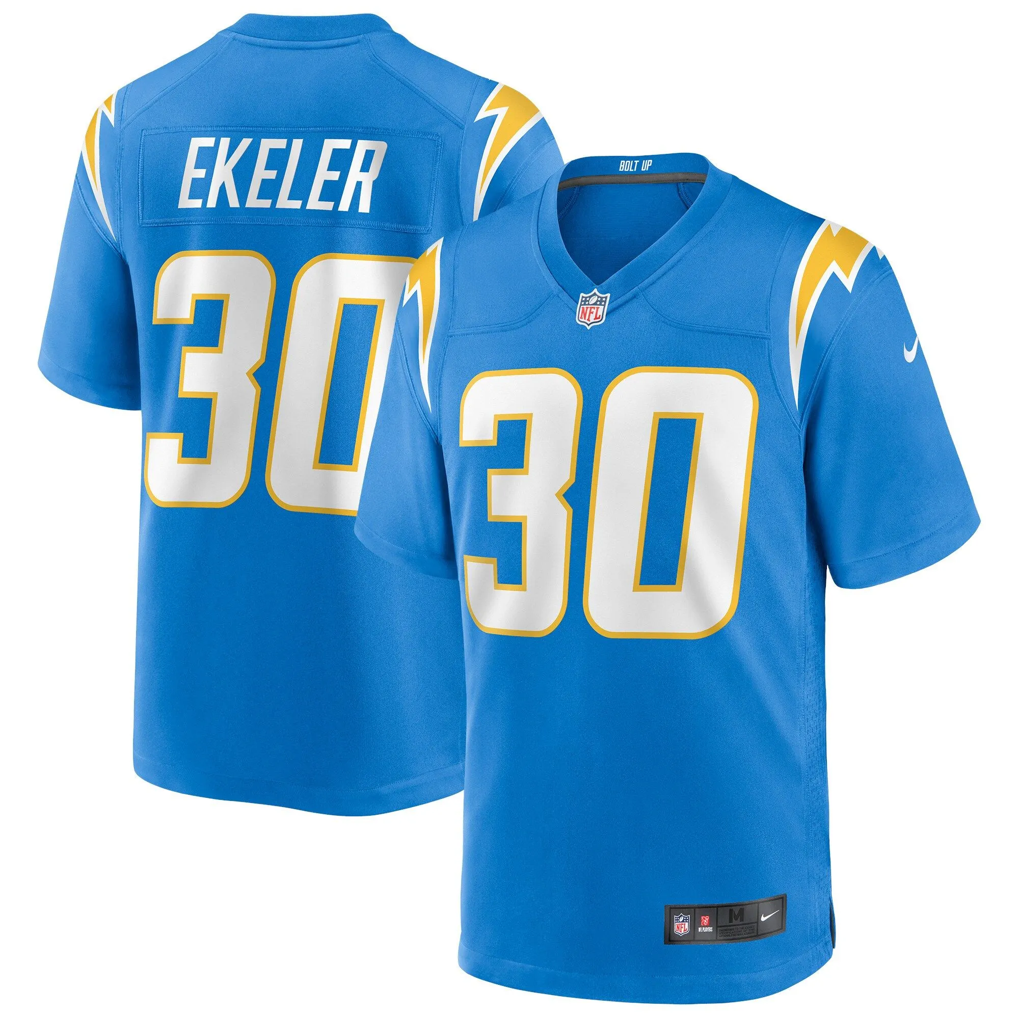 Austin Ekeler Los Angeles Chargers  Game Player Jersey - Powder Blue